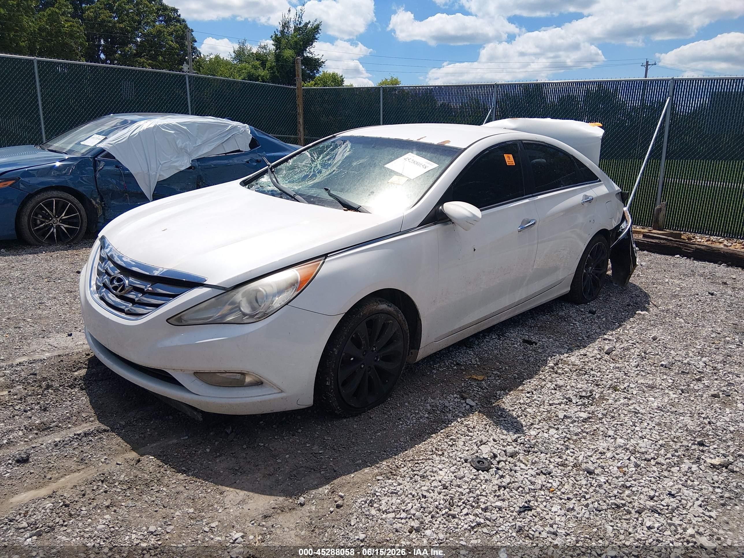 2011 Hyundai Sonata Se White vin: 5NPEC4AC8BH295898