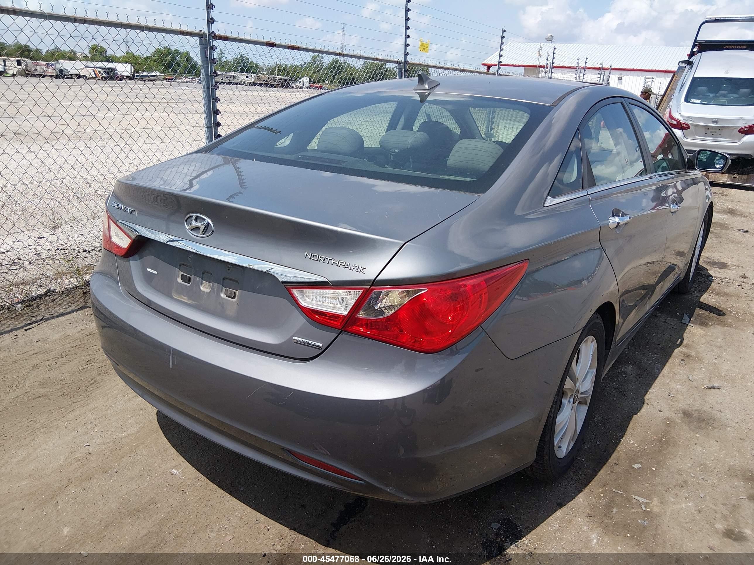 2011 Hyundai Sonata Limited Gray vin: 5NPEC4AC8BH301439
