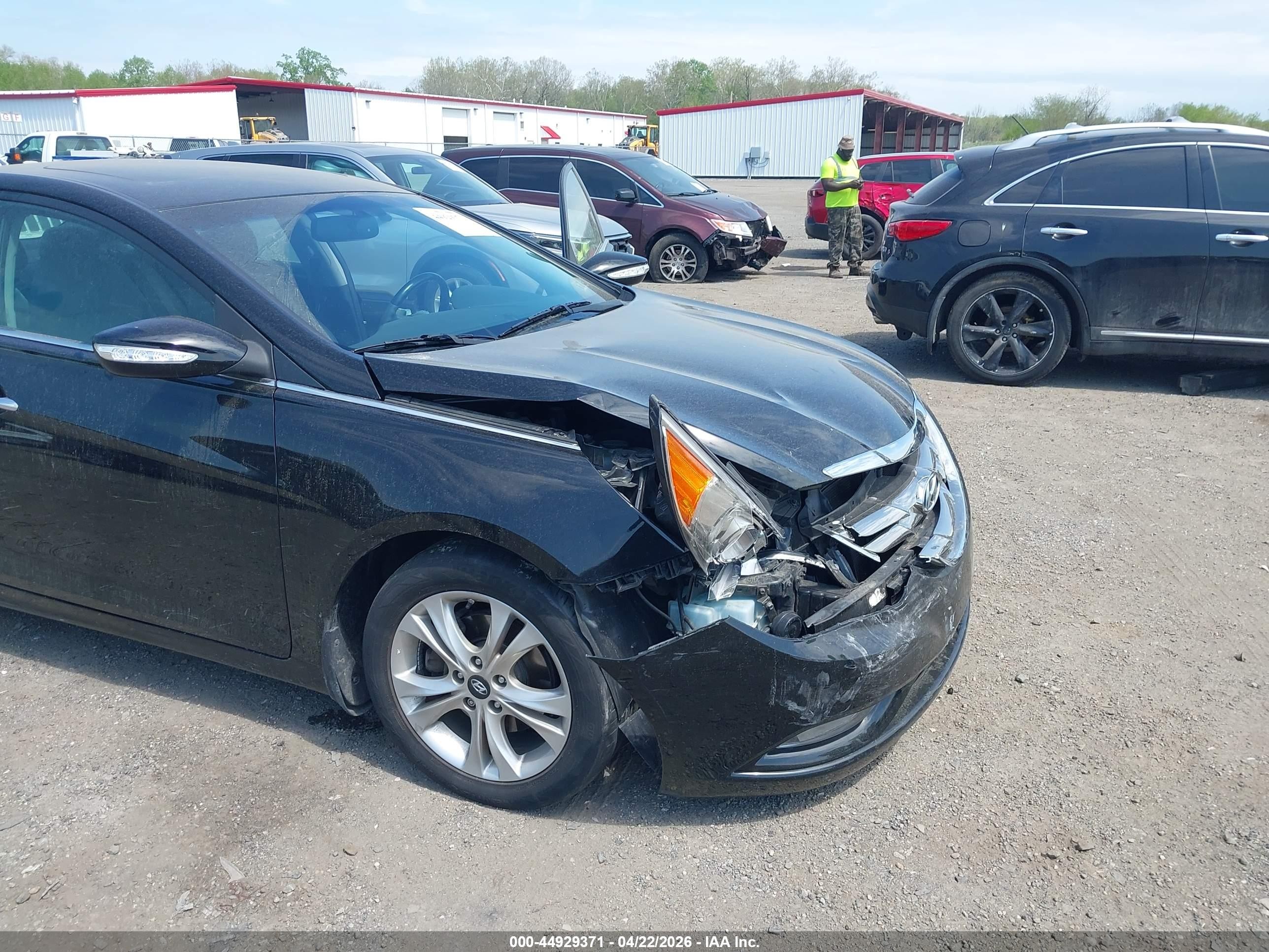 2011 Hyundai Sonata Limited Black vin: 5NPEC4AC8BH304373