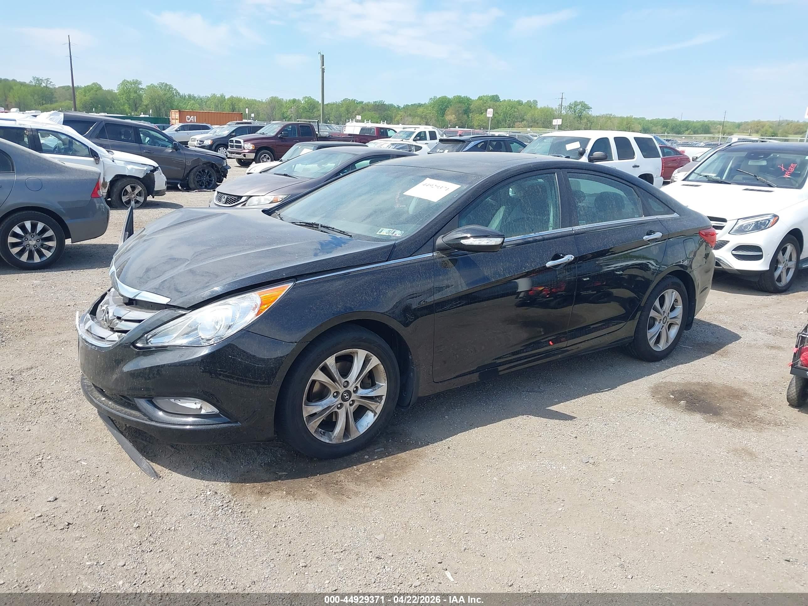 2011 Hyundai Sonata Limited Black vin: 5NPEC4AC8BH304373
