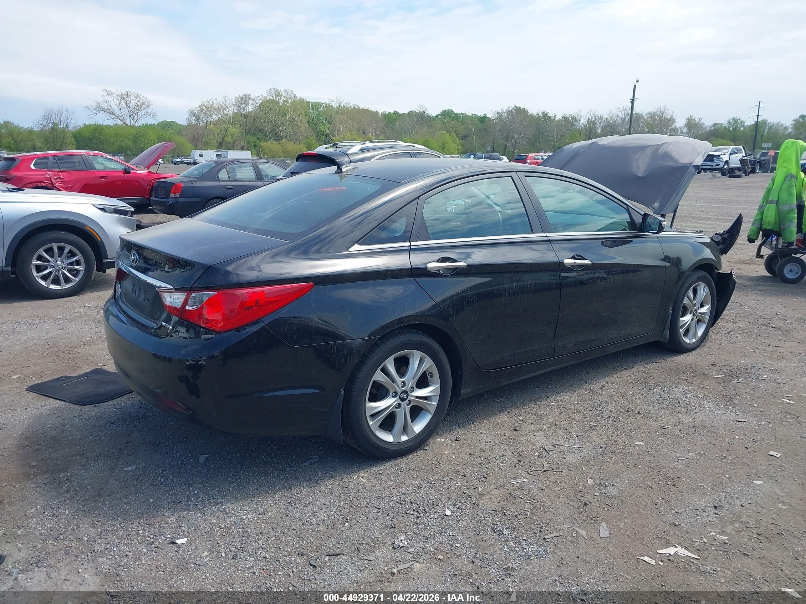 2011 Hyundai Sonata Limited Black vin: 5NPEC4AC8BH304373