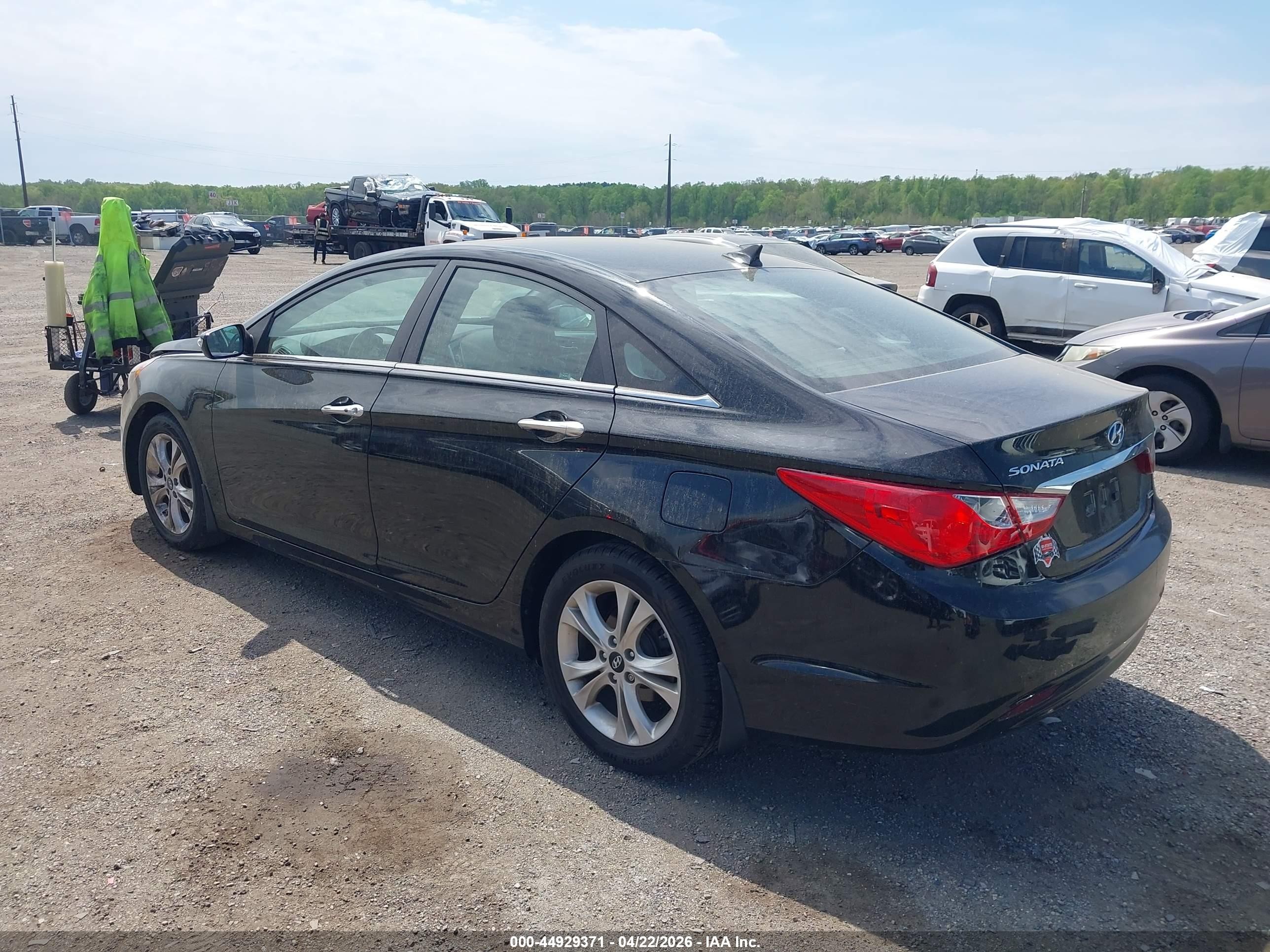 2011 Hyundai Sonata Limited Black vin: 5NPEC4AC8BH304373