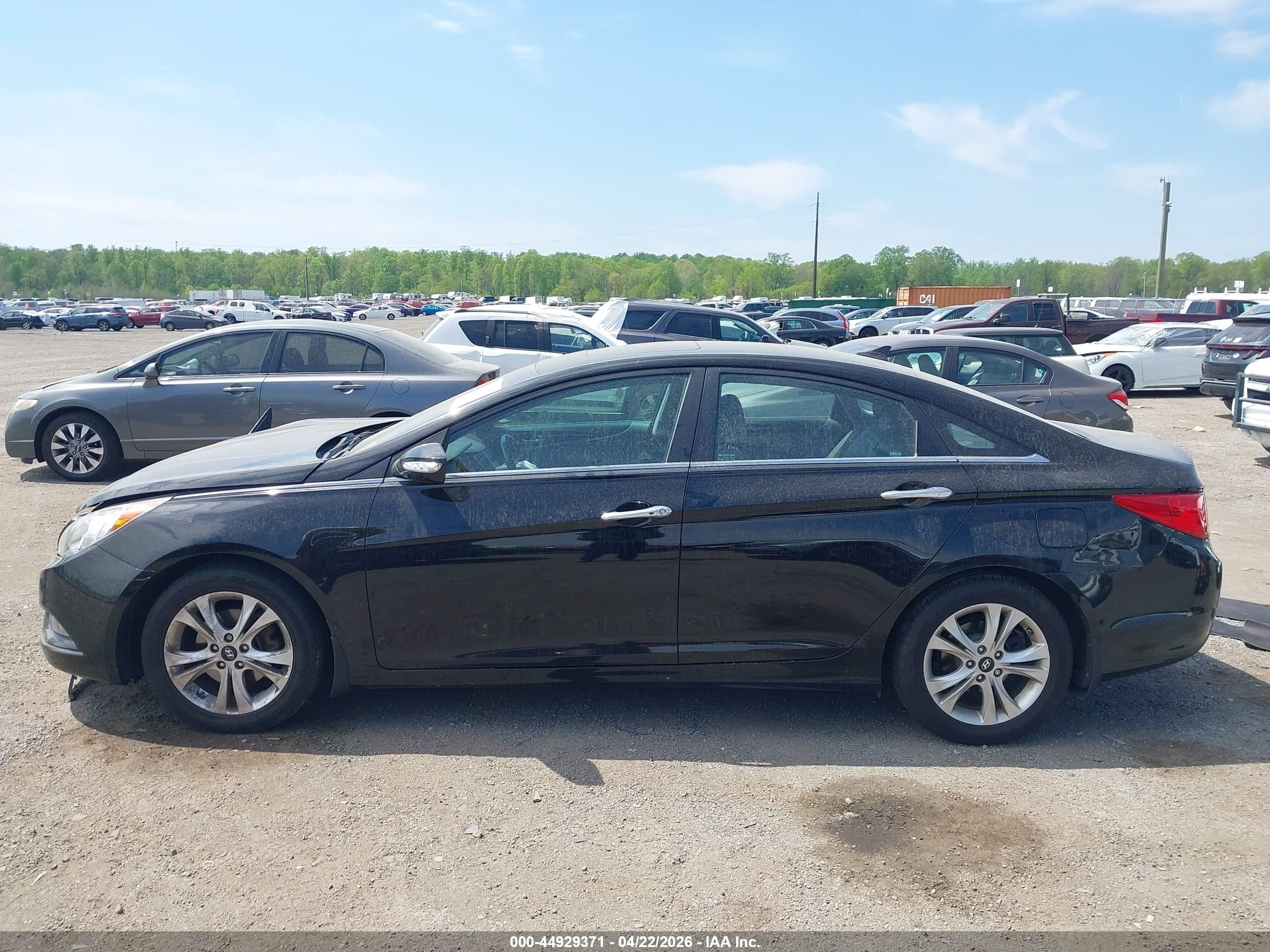 2011 Hyundai Sonata Limited Black vin: 5NPEC4AC8BH304373
