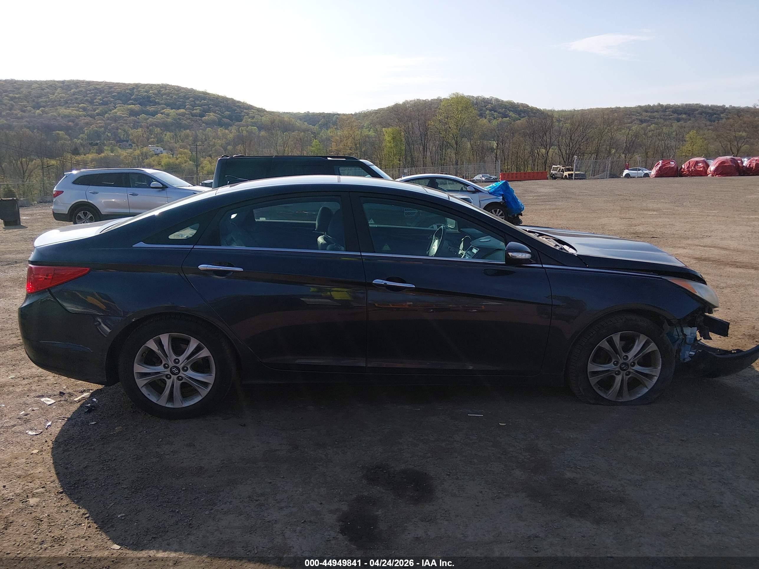 2012 Hyundai Sonata Limited Black vin: 5NPEC4AC8CH314113
