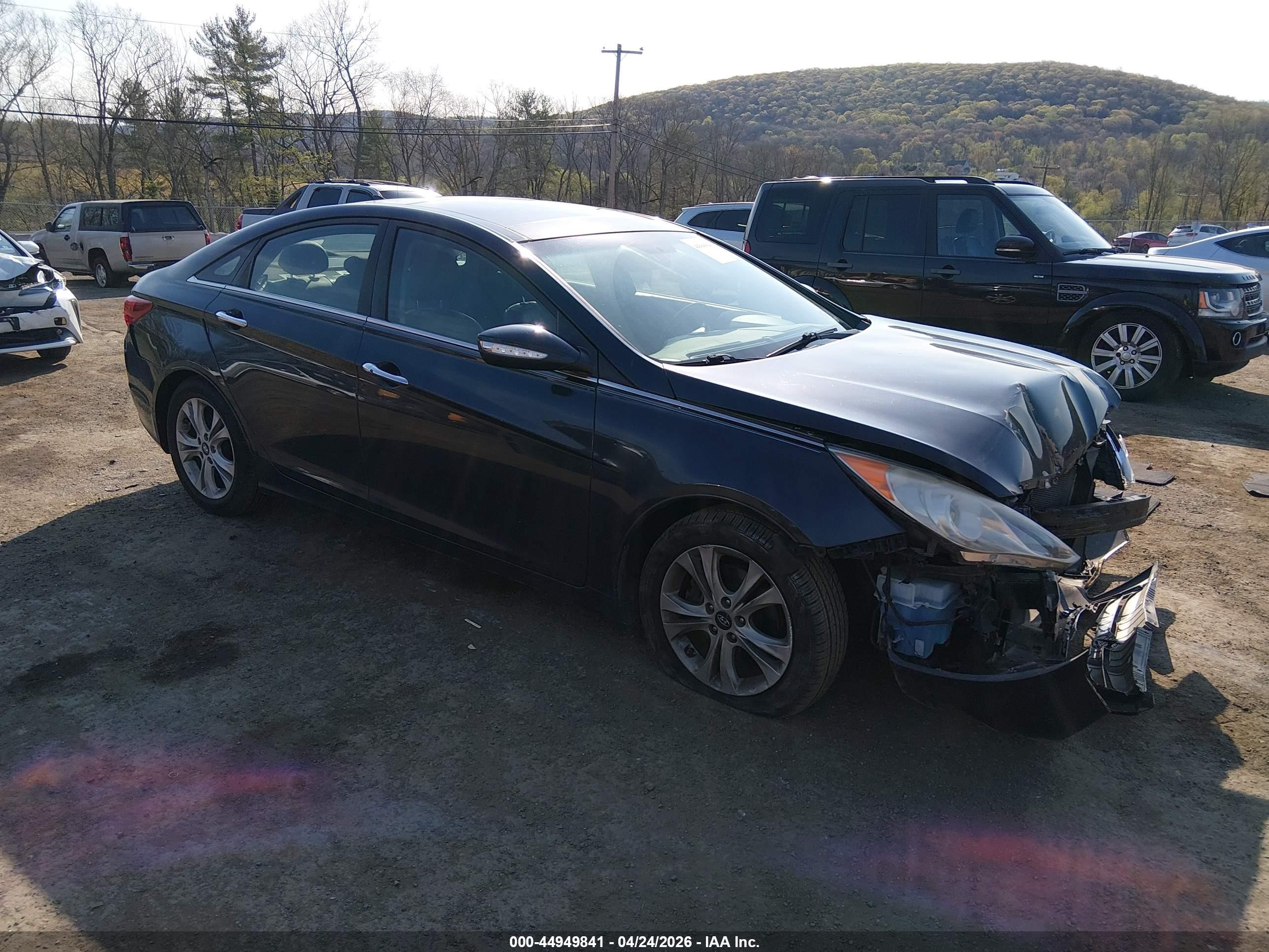 2012 Hyundai Sonata Limited Black vin: 5NPEC4AC8CH314113