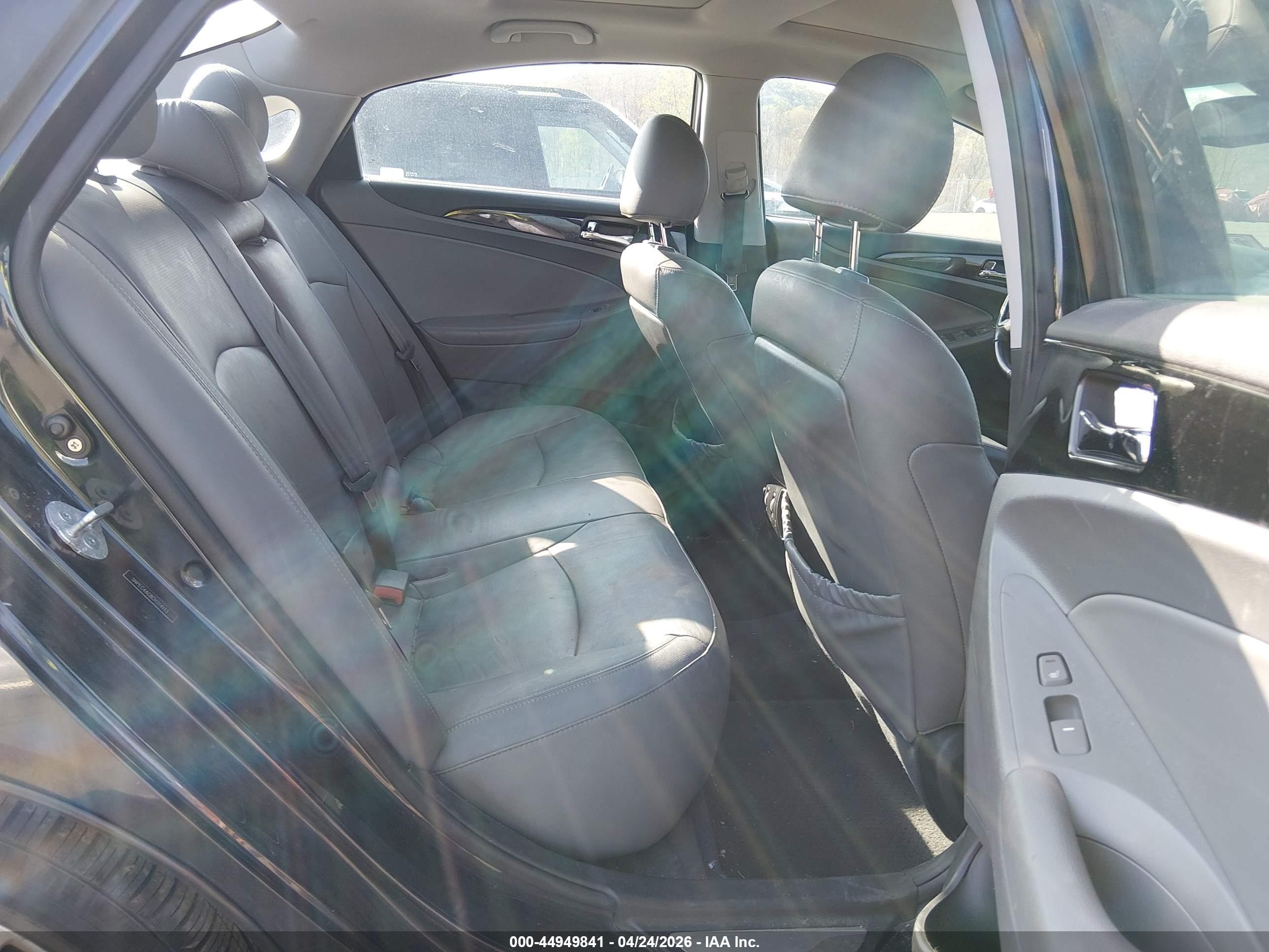 2012 Hyundai Sonata Limited Black vin: 5NPEC4AC8CH314113