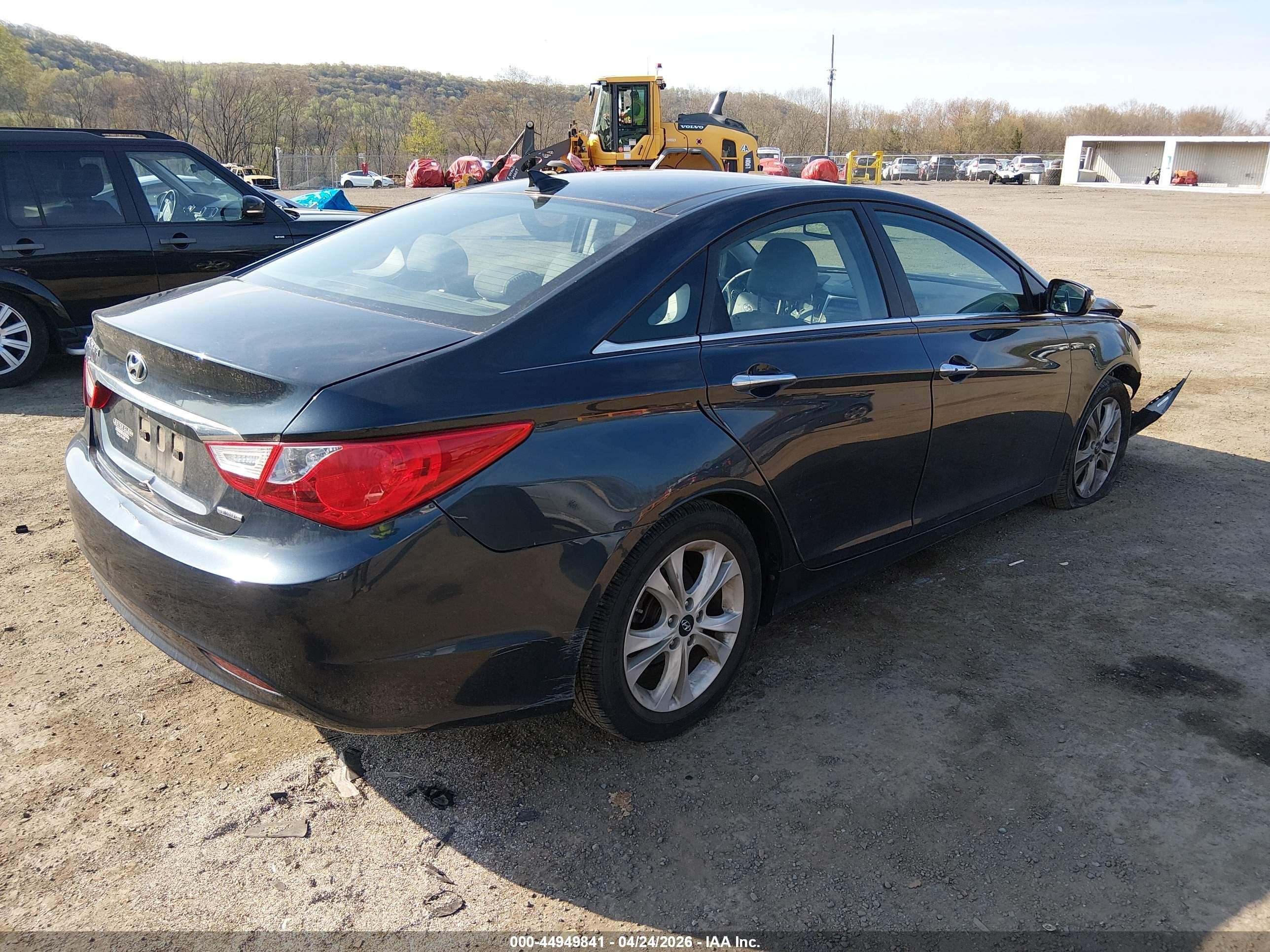 2012 Hyundai Sonata Limited Black vin: 5NPEC4AC8CH314113