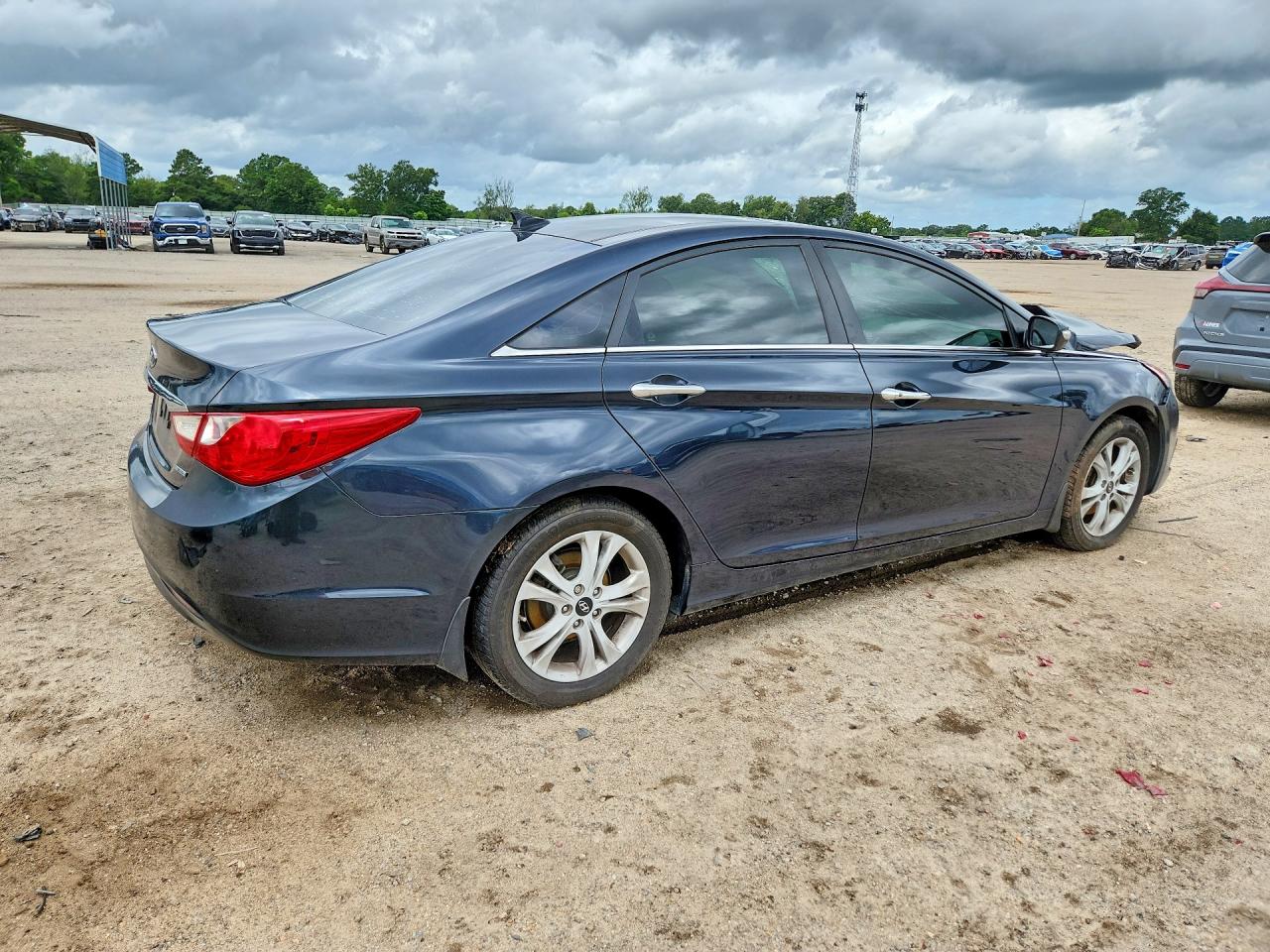 2012 Hyundai Sonata Limited Синий vin: 5NPEC4AC8CH331980