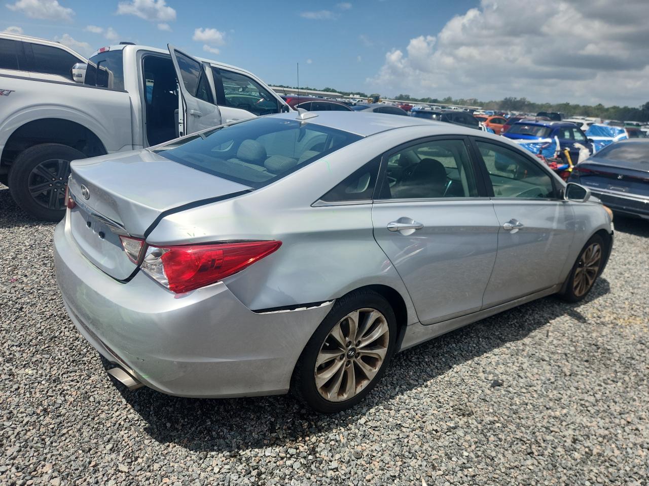 2012 Hyundai Sonata Se Silver vin: 5NPEC4AC8CH335480
