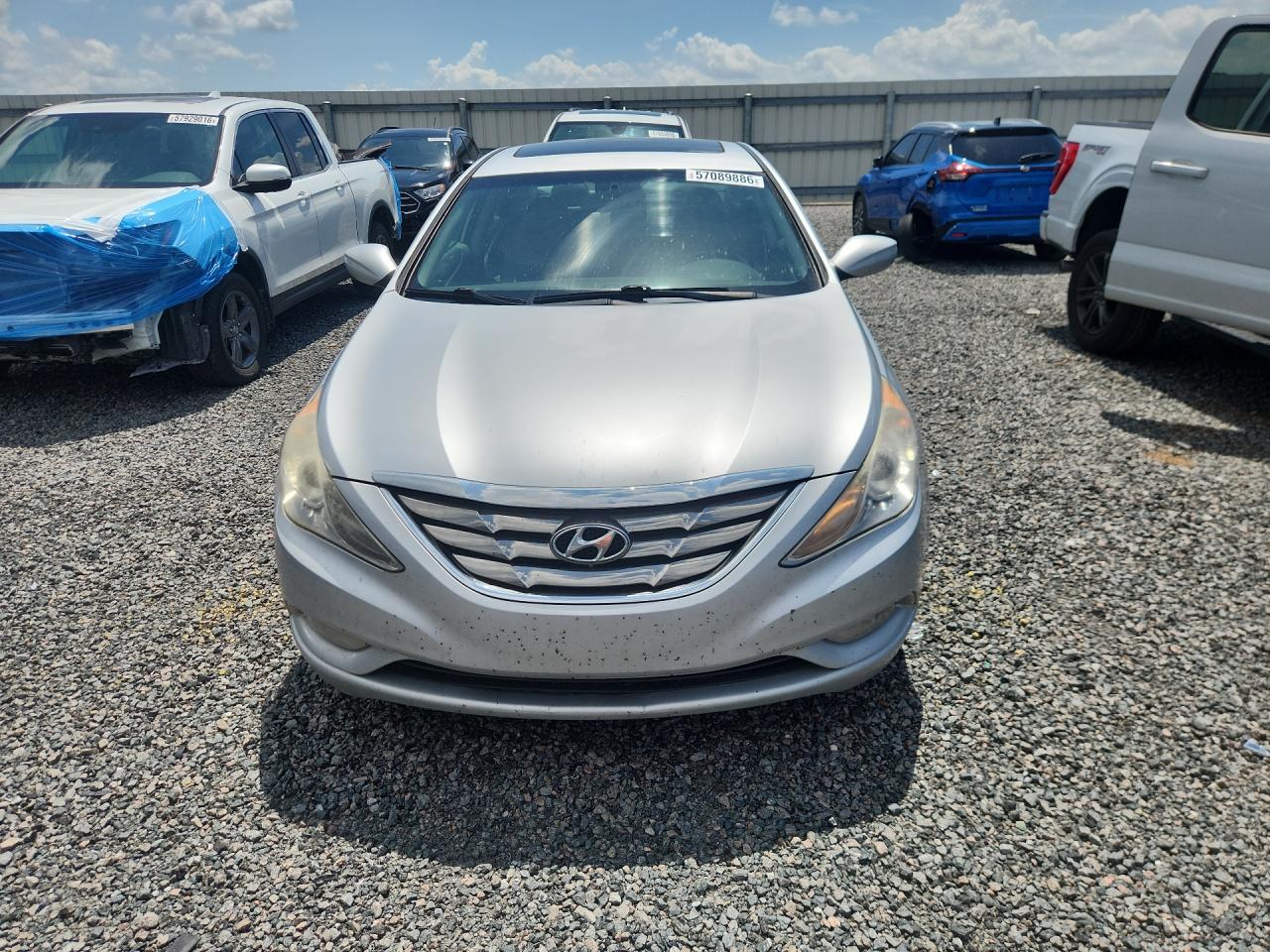 2012 Hyundai Sonata Se Silver vin: 5NPEC4AC8CH335480