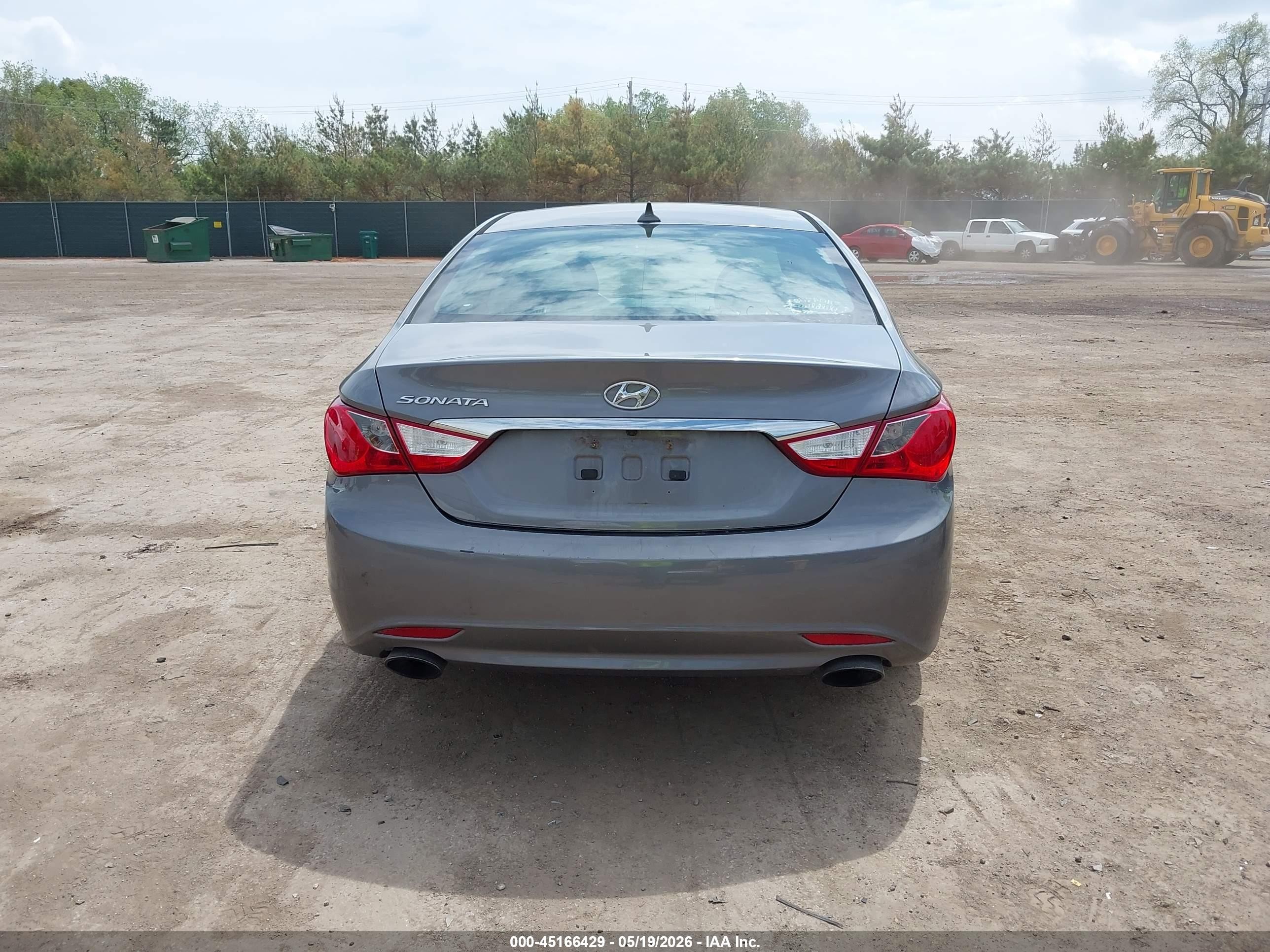 2012 Hyundai Sonata Se Gray vin: 5NPEC4AC8CH343479