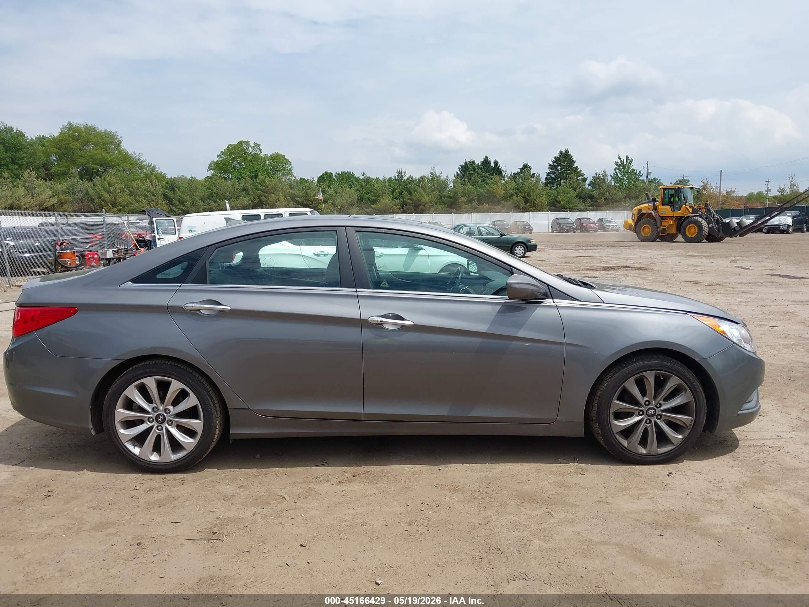 2012 Hyundai Sonata Se Gray vin: 5NPEC4AC8CH343479