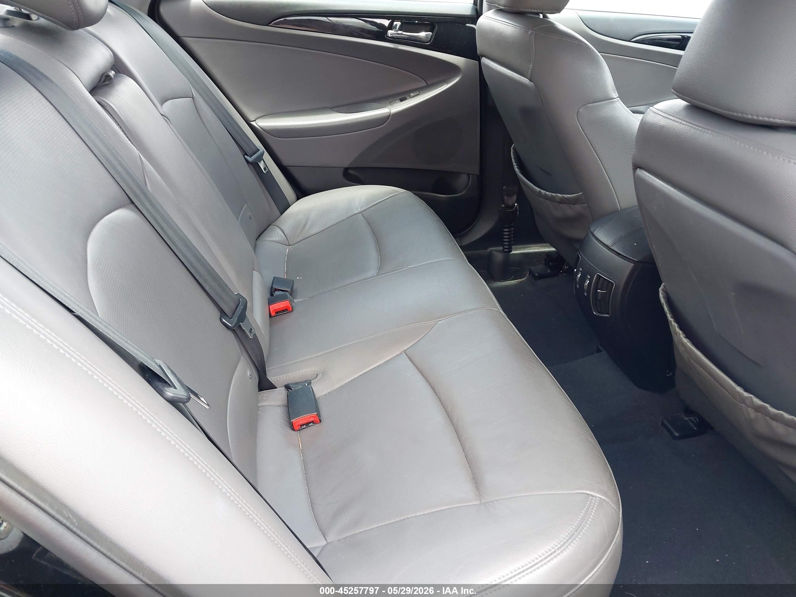2012 Hyundai Sonata Limited Black vin: 5NPEC4AC8CH350819