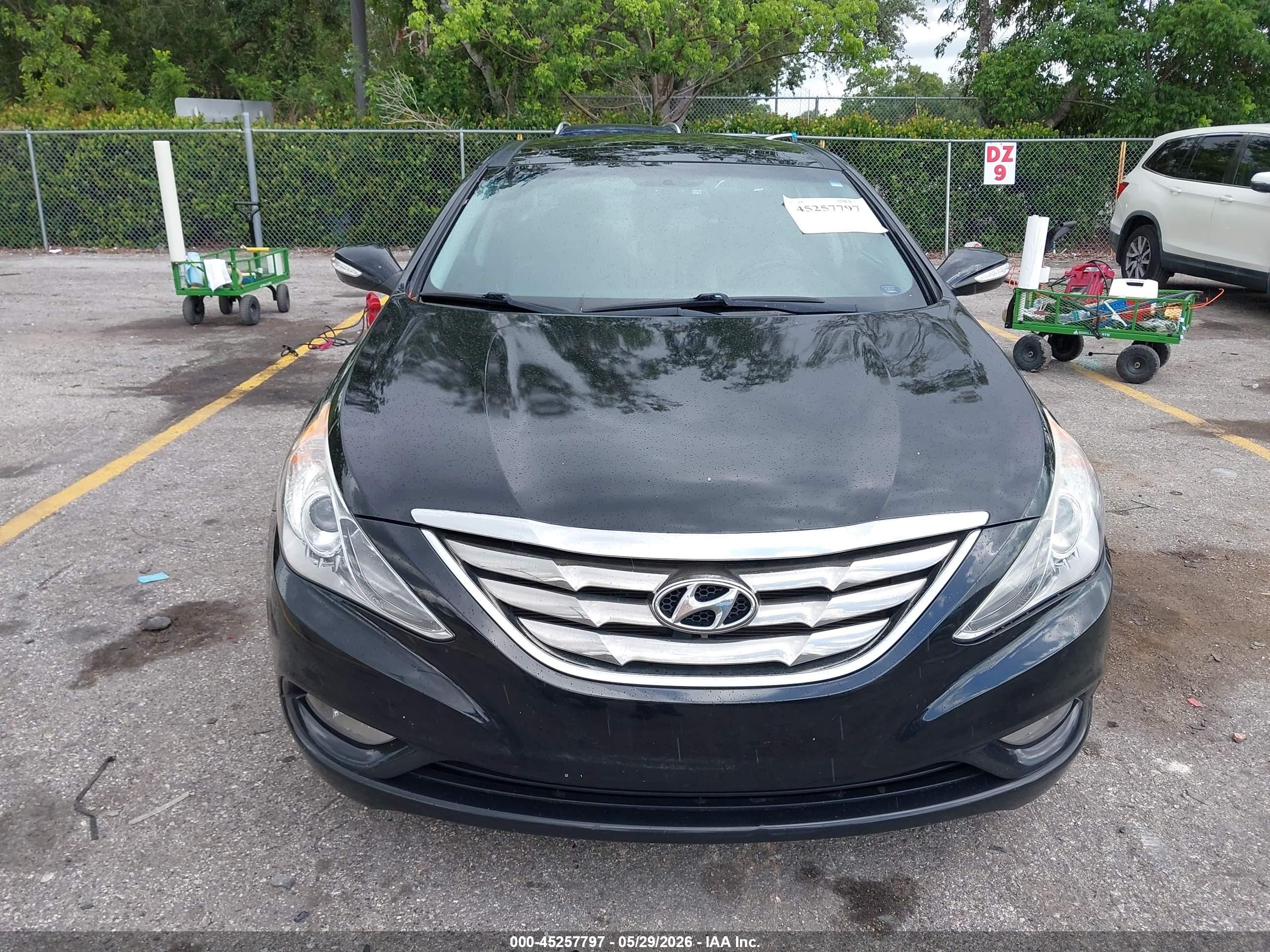 2012 Hyundai Sonata Limited Black vin: 5NPEC4AC8CH350819