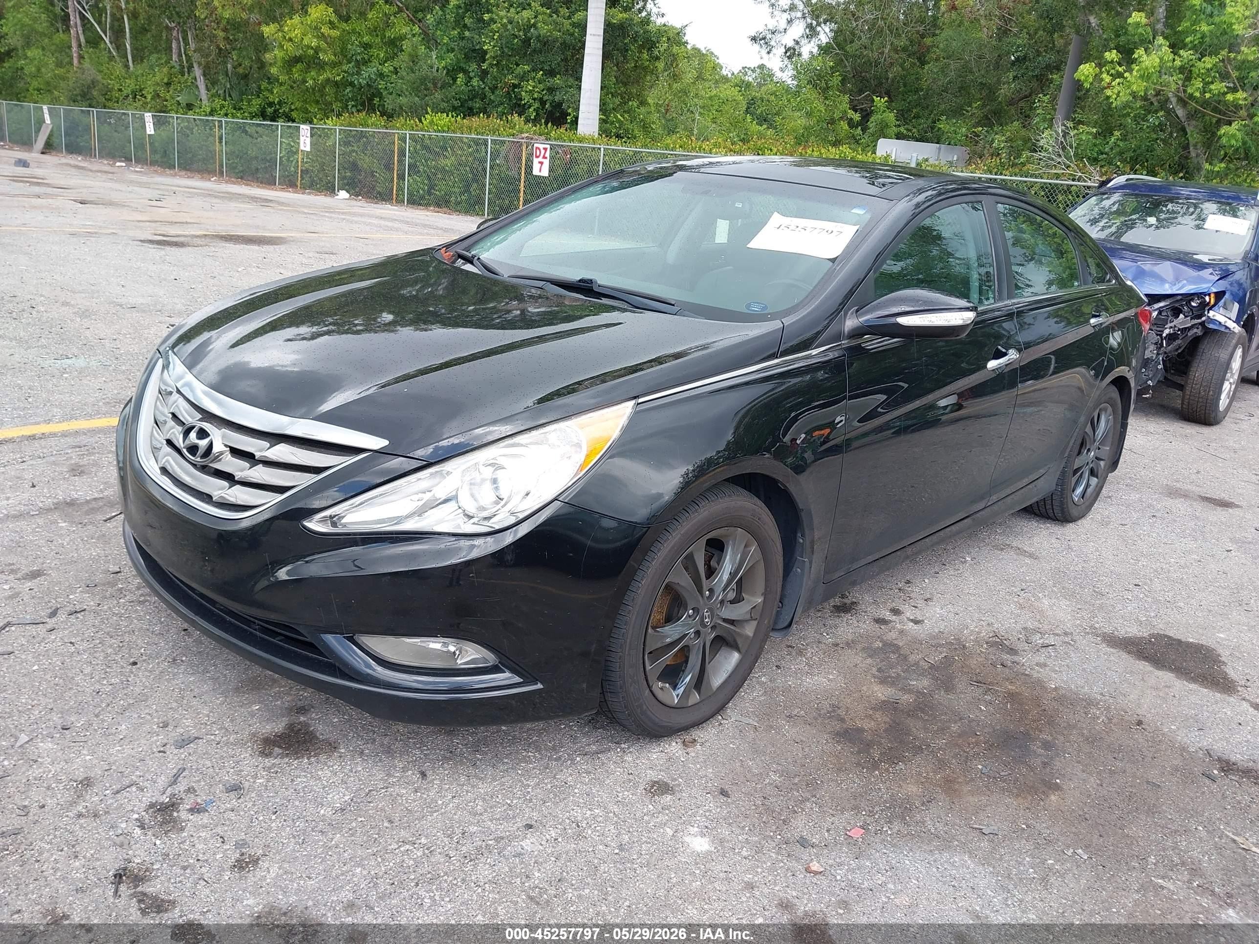 2012 Hyundai Sonata Limited Black vin: 5NPEC4AC8CH350819