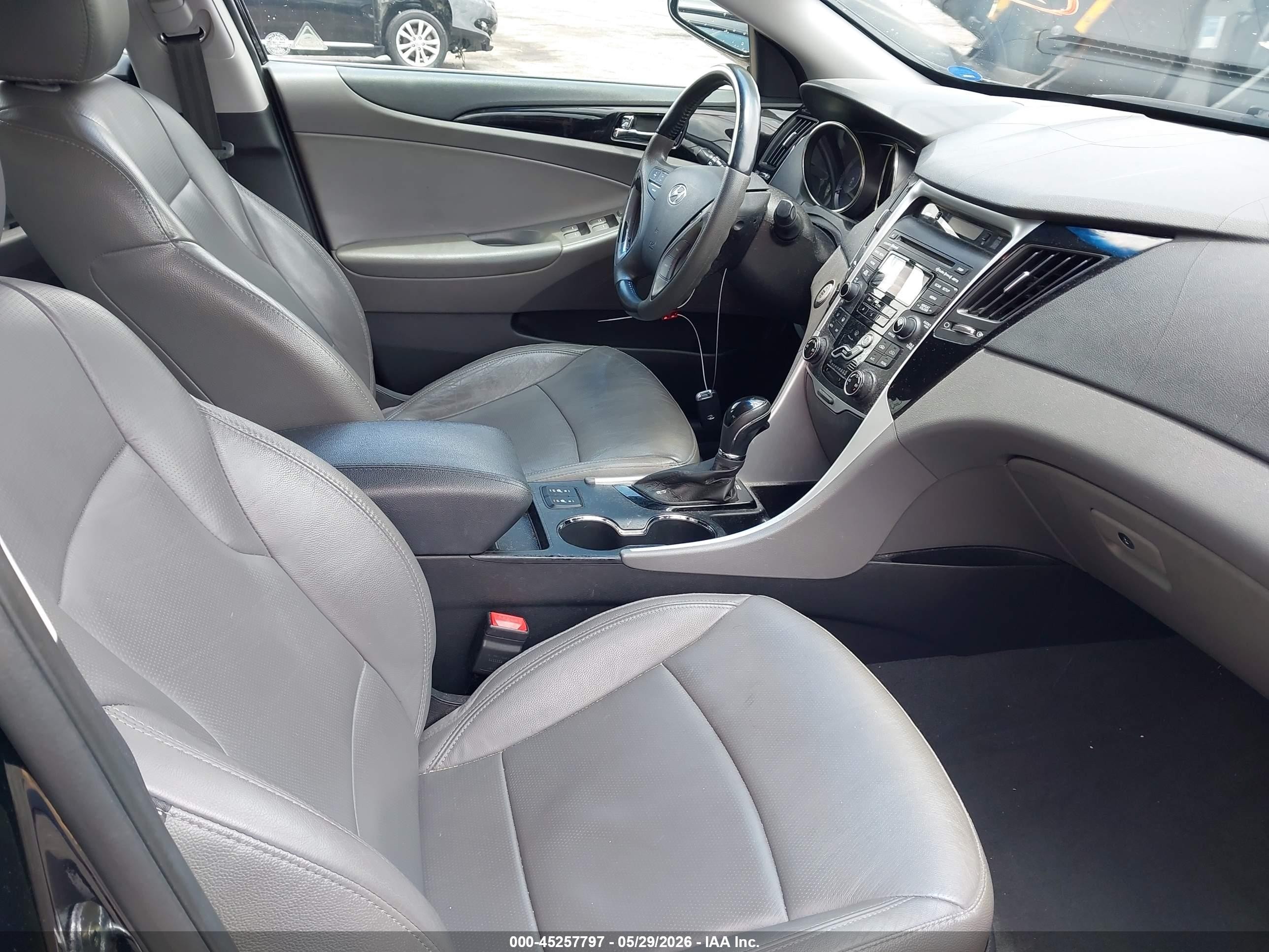 2012 Hyundai Sonata Limited Black vin: 5NPEC4AC8CH350819
