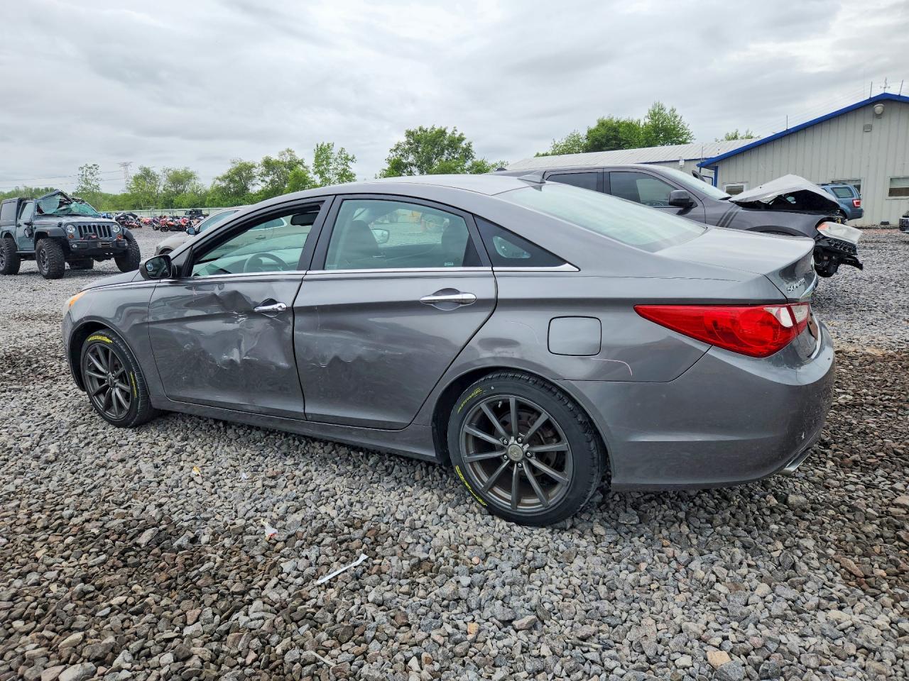 2012 Hyundai Sonata Se Gray vin: 5NPEC4AC8CH358340