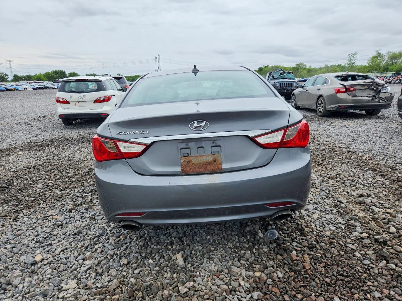 2012 Hyundai Sonata Se Gray vin: 5NPEC4AC8CH358340