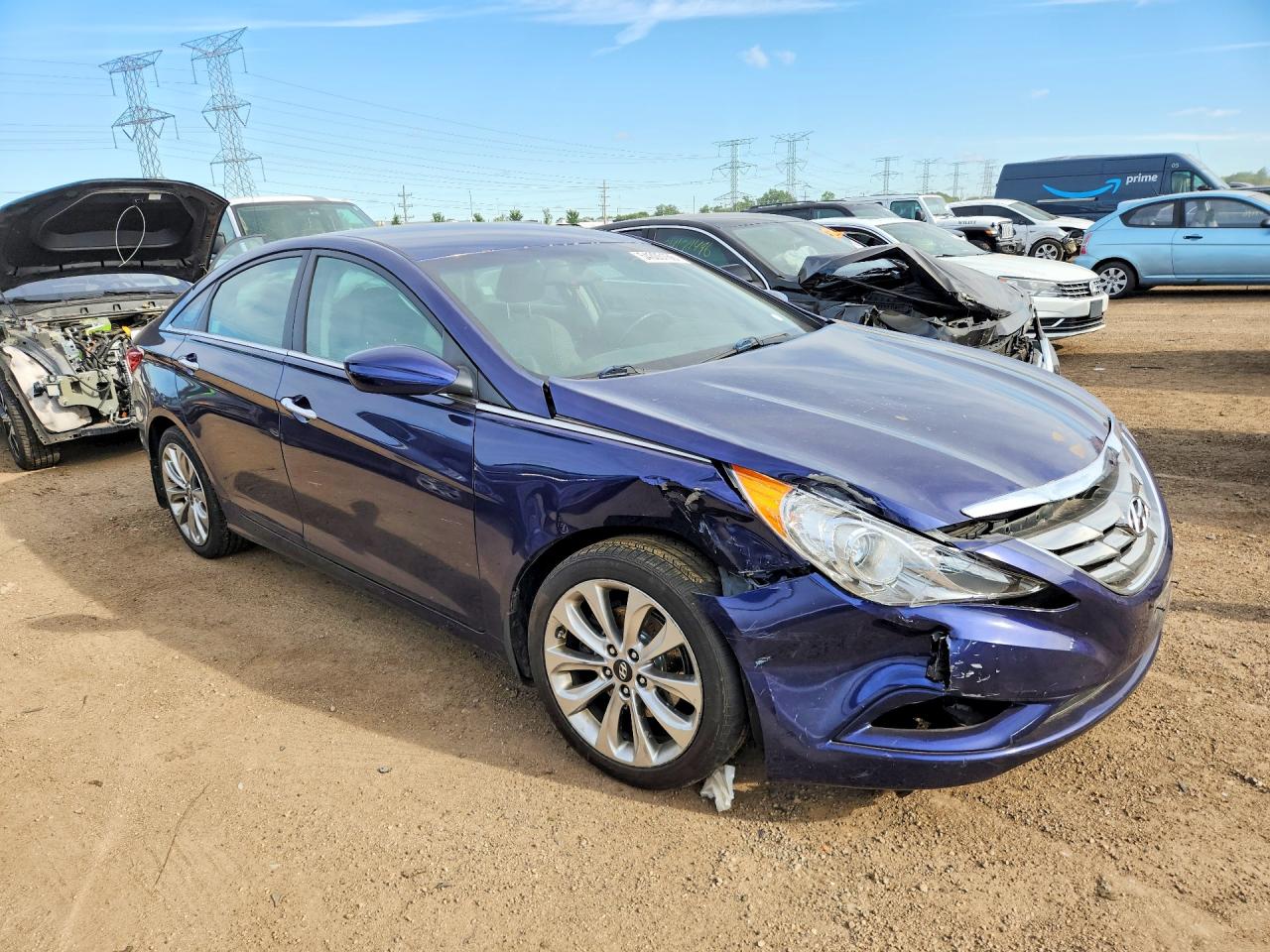 2012 Hyundai Sonata Se Blue vin: 5NPEC4AC8CH360704