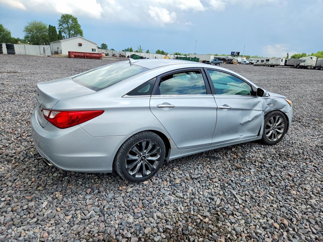 2012 Hyundai Sonata Se Silver vin: 5NPEC4AC8CH373615