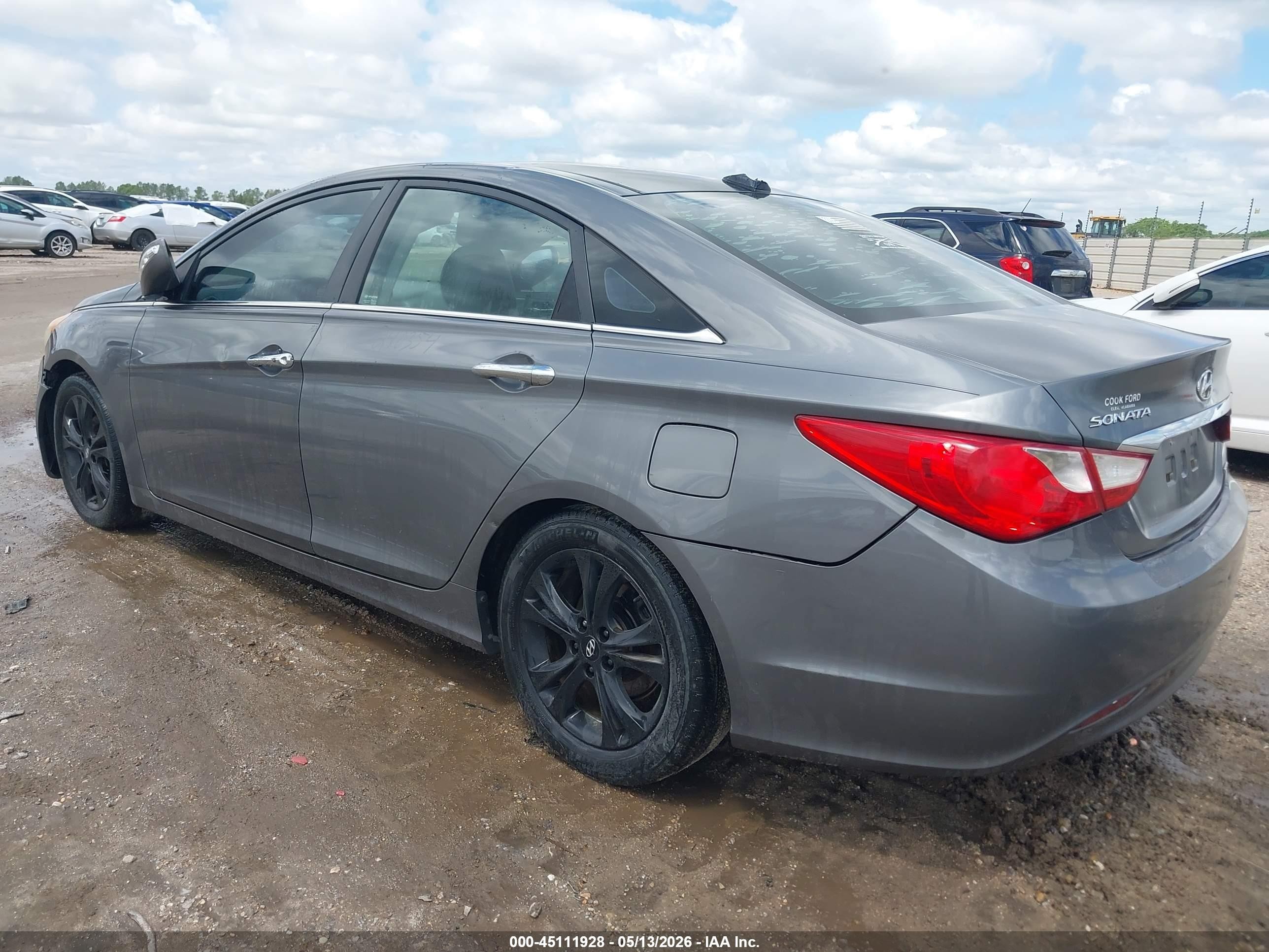 2012 Hyundai Sonata Limited Gray vin: 5NPEC4AC8CH379124