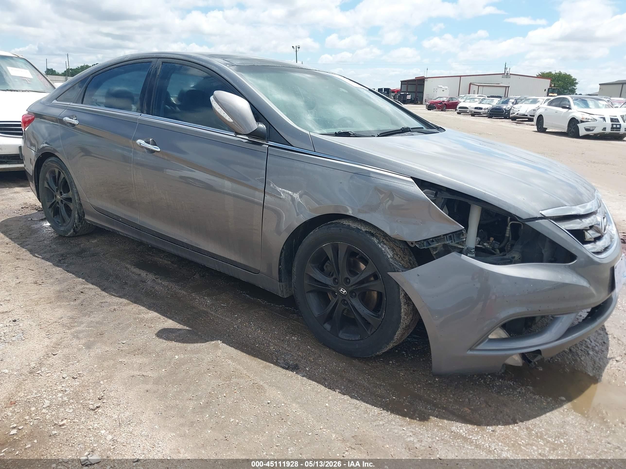 2012 Hyundai Sonata Limited Gray vin: 5NPEC4AC8CH379124