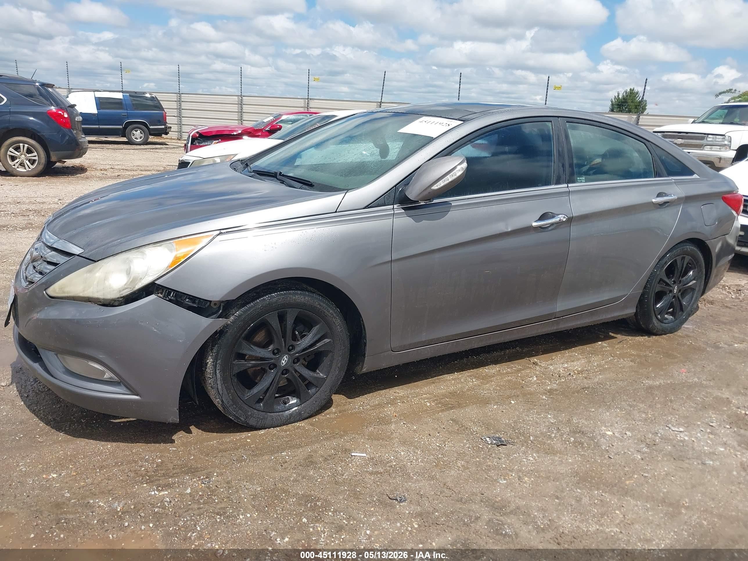 2012 Hyundai Sonata Limited Gray vin: 5NPEC4AC8CH379124