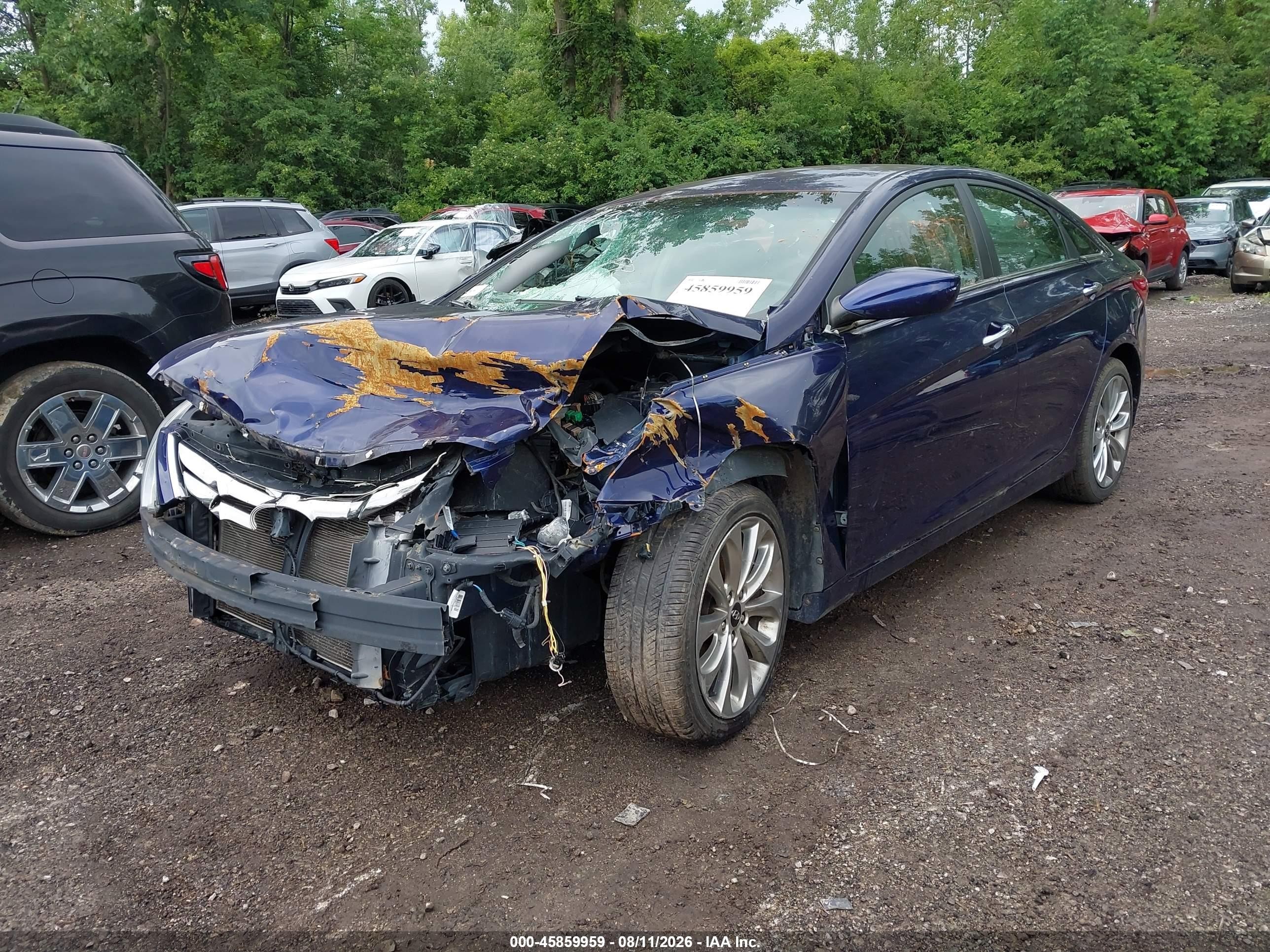 2012 Hyundai Sonata Se Blue vin: 5NPEC4AC8CH442299