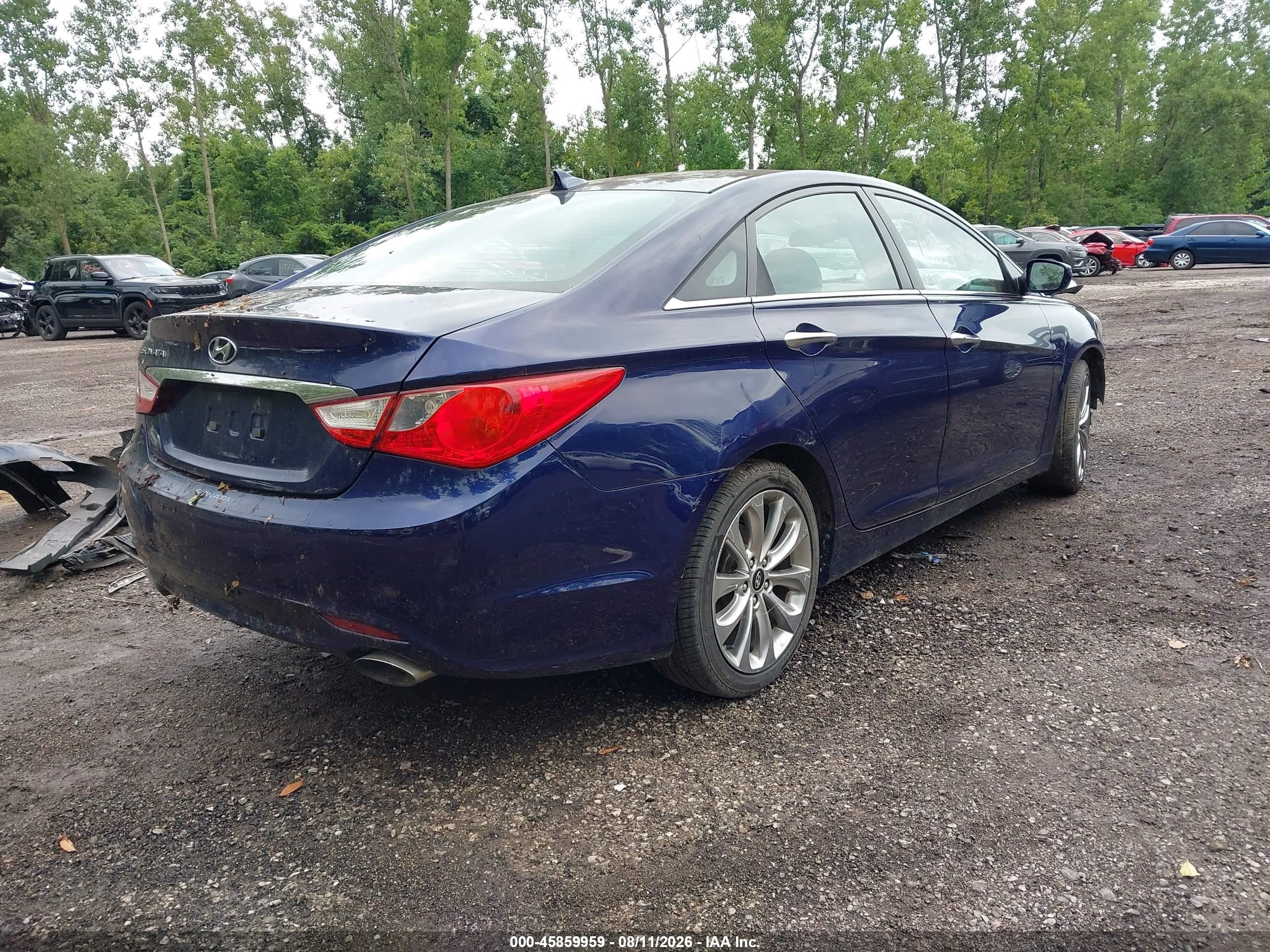 2012 Hyundai Sonata Se Blue vin: 5NPEC4AC8CH442299