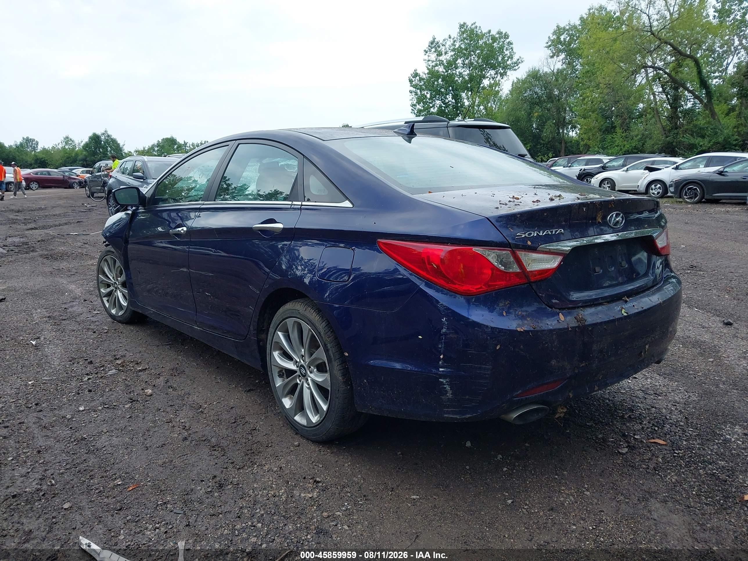 2012 Hyundai Sonata Se Blue vin: 5NPEC4AC8CH442299
