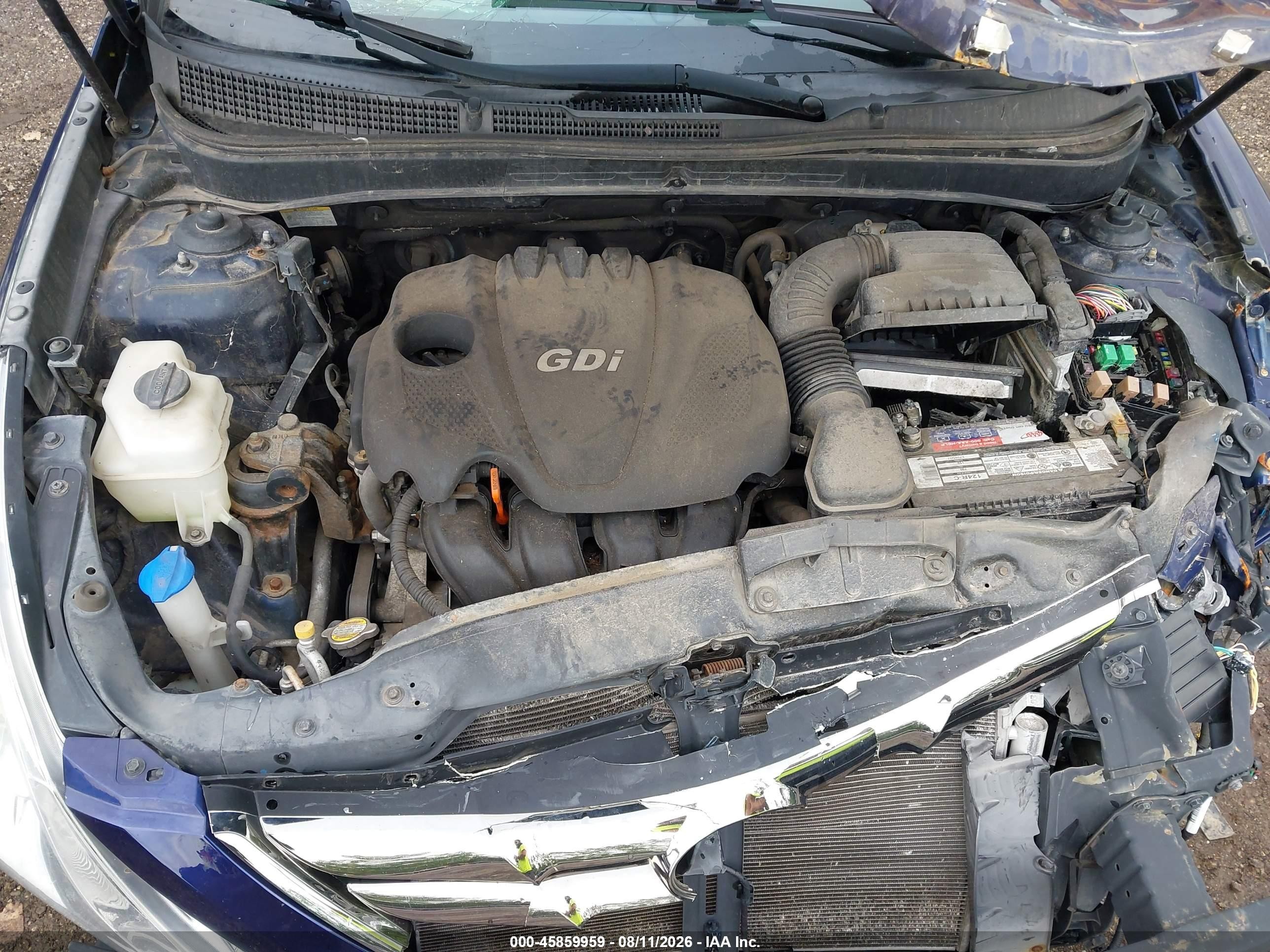 2012 Hyundai Sonata Se Blue vin: 5NPEC4AC8CH442299
