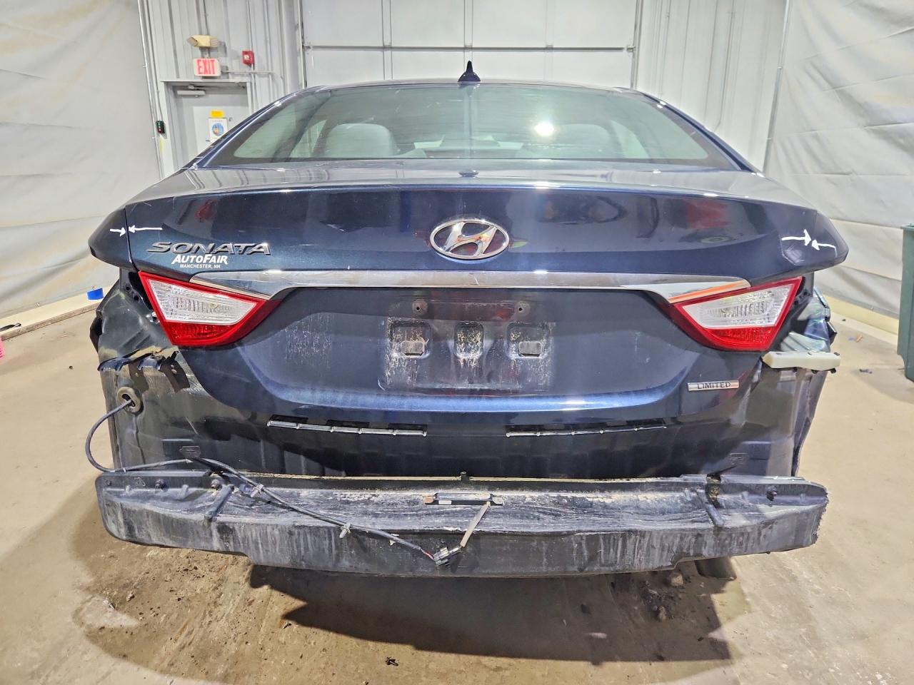 2012 Hyundai Sonata Limited Blue vin: 5NPEC4AC8CH456025