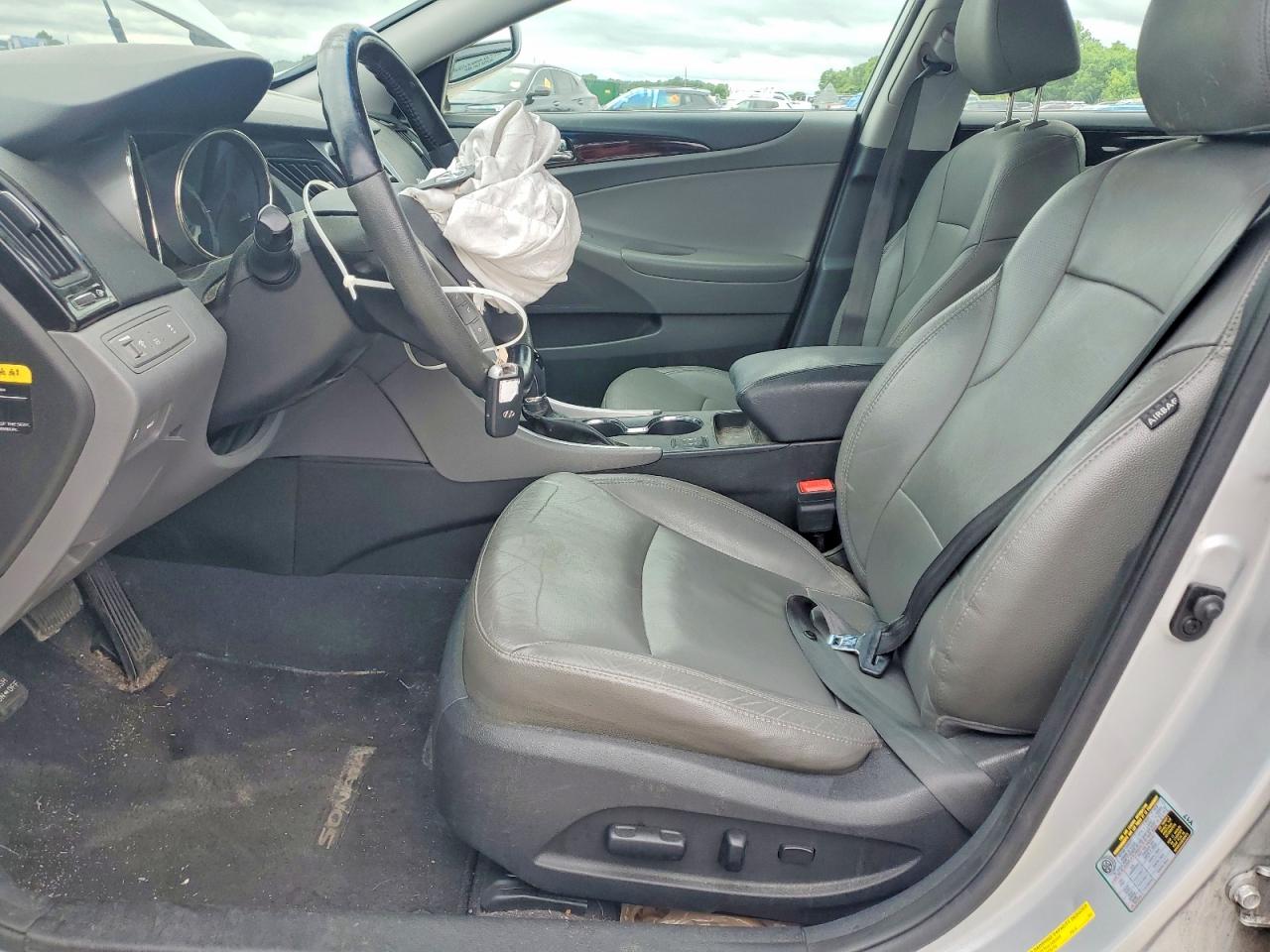 2012 Hyundai Sonata Limited Silver vin: 5NPEC4AC8CH489669