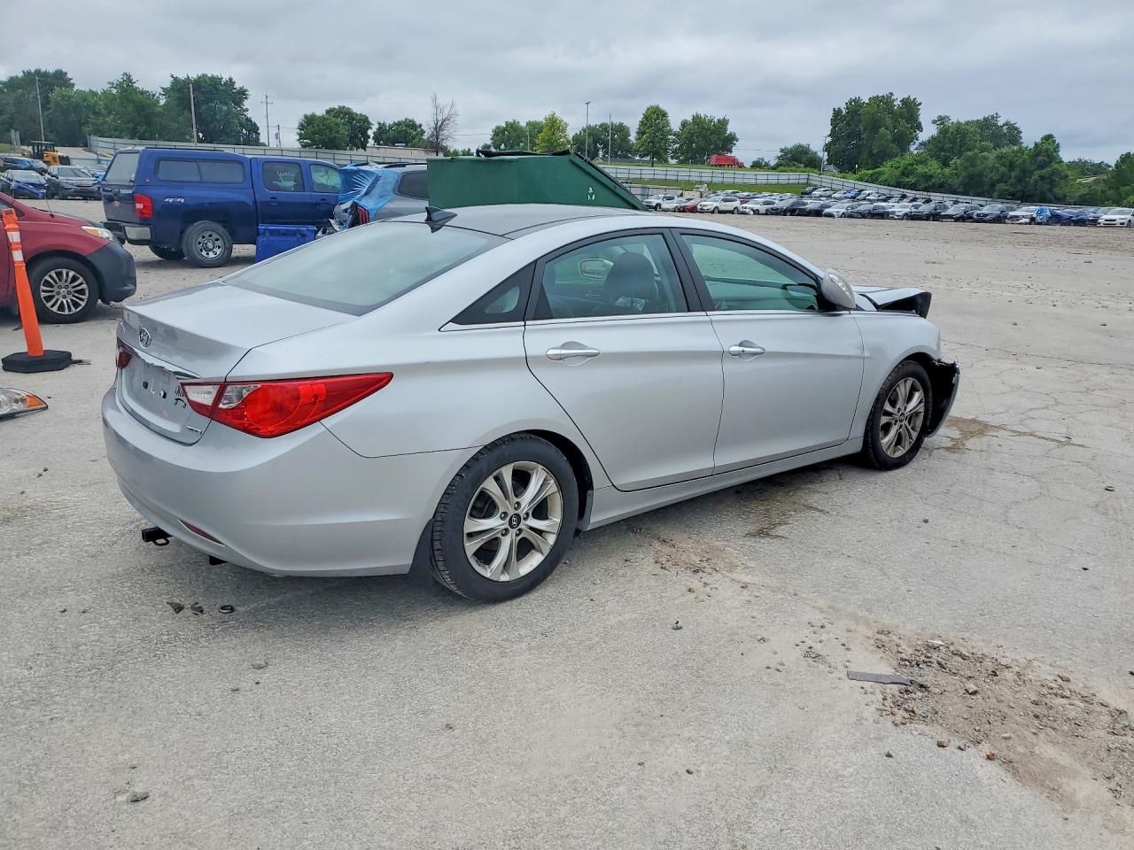 2012 Hyundai Sonata Limited Silver vin: 5NPEC4AC8CH489669