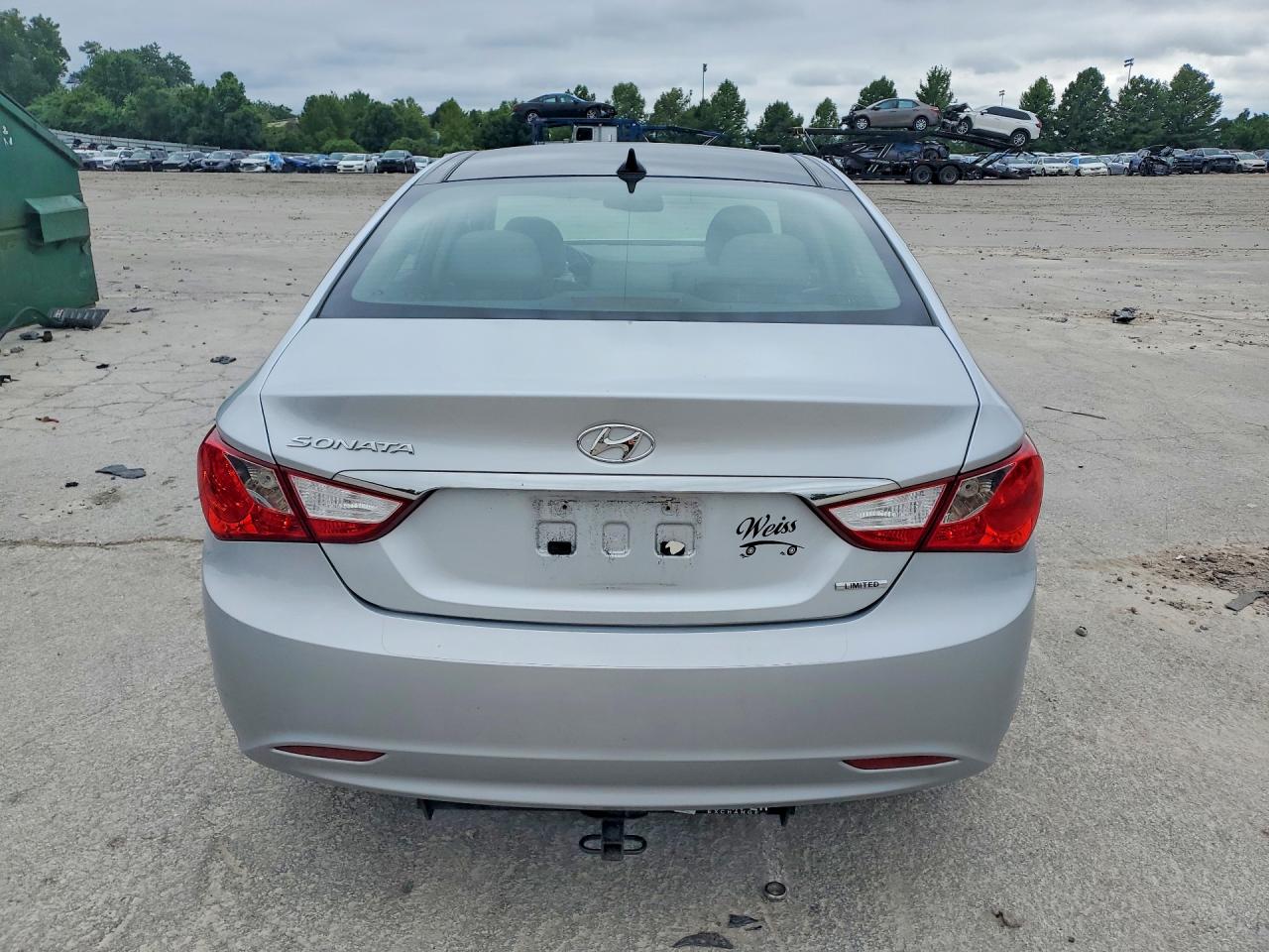 2012 Hyundai Sonata Limited Silver vin: 5NPEC4AC8CH489669