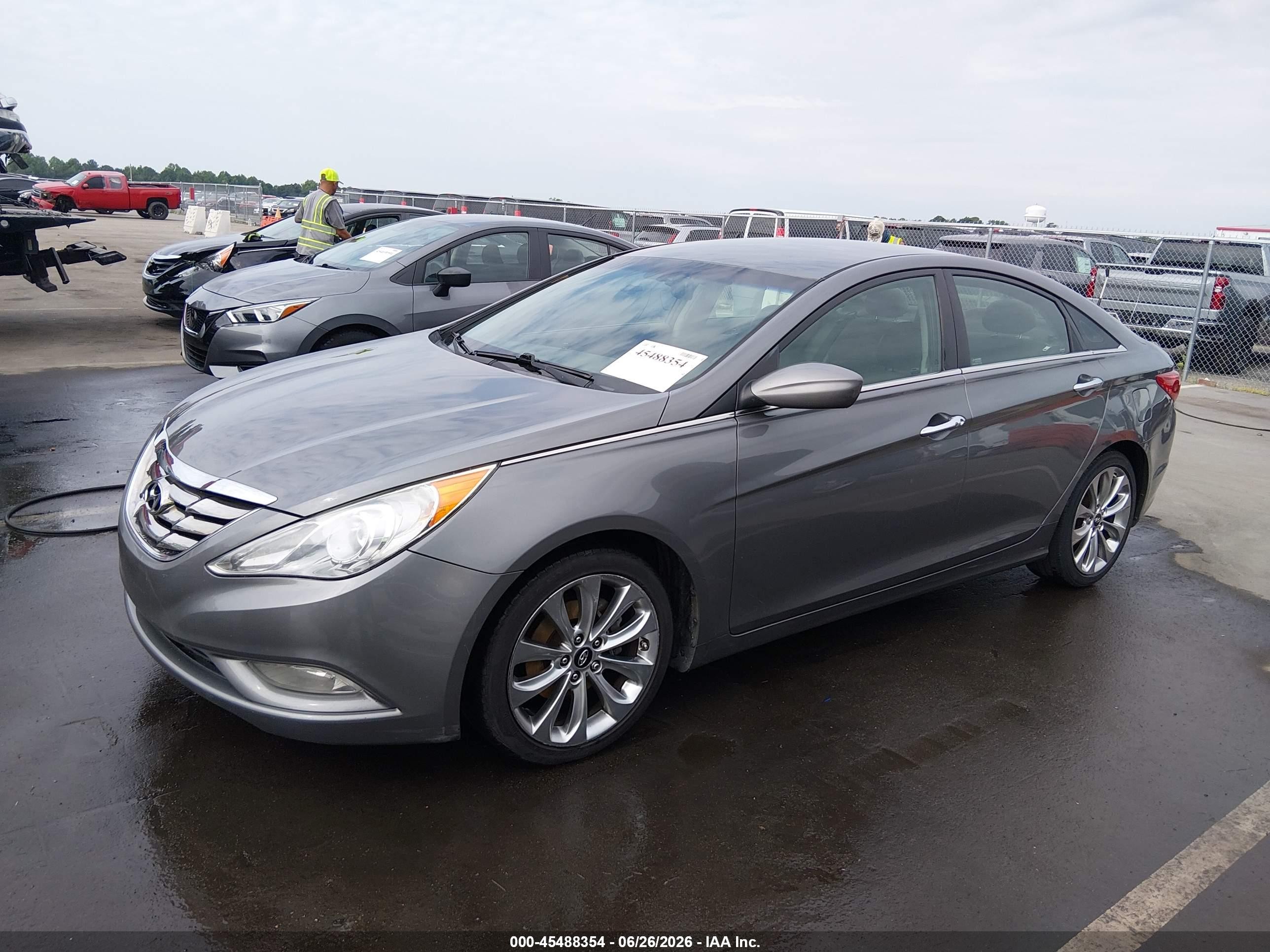 2013 Hyundai Sonata Se Silver vin: 5NPEC4AC8DH505354
