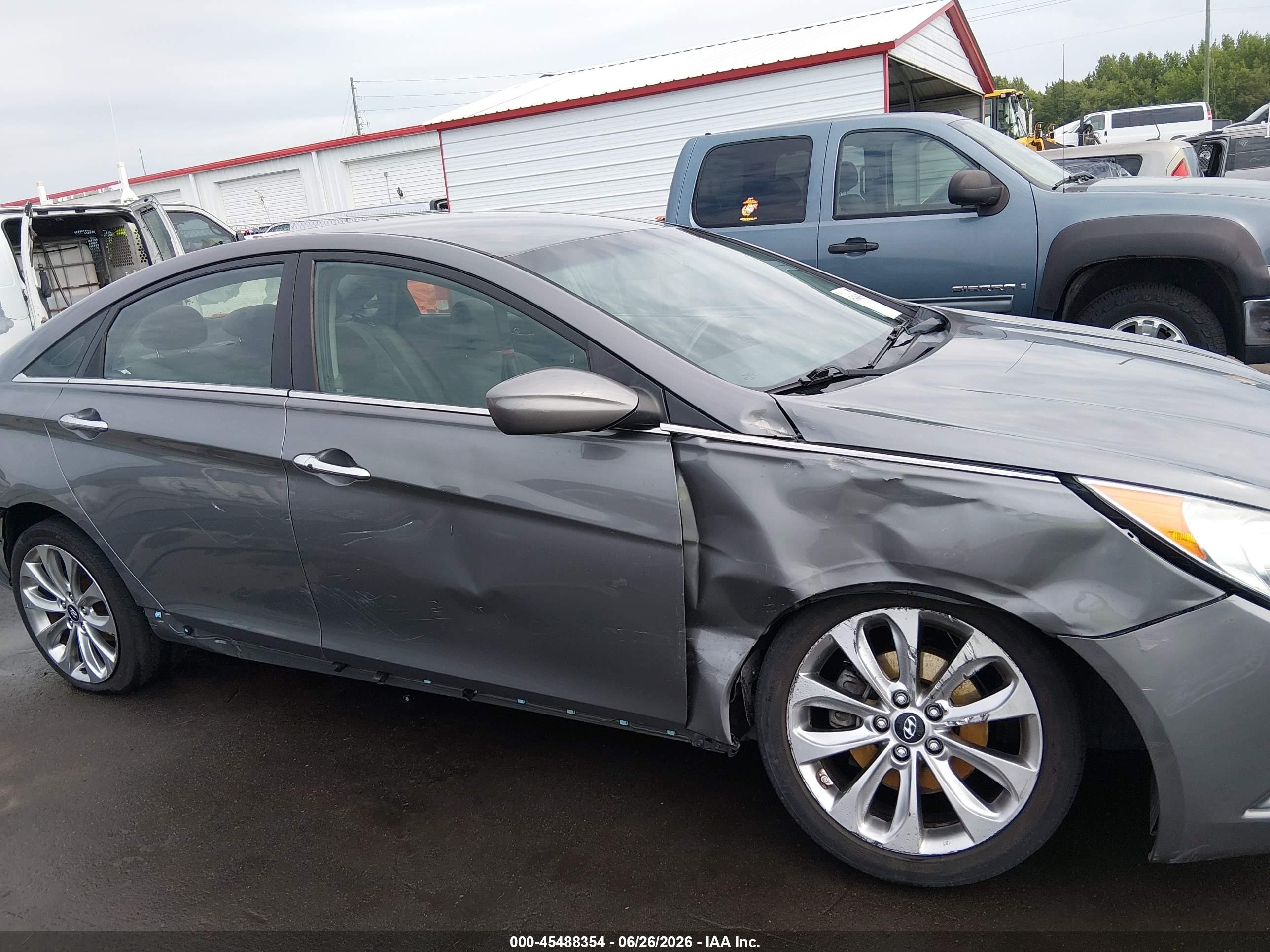 2013 Hyundai Sonata Se Silver vin: 5NPEC4AC8DH505354