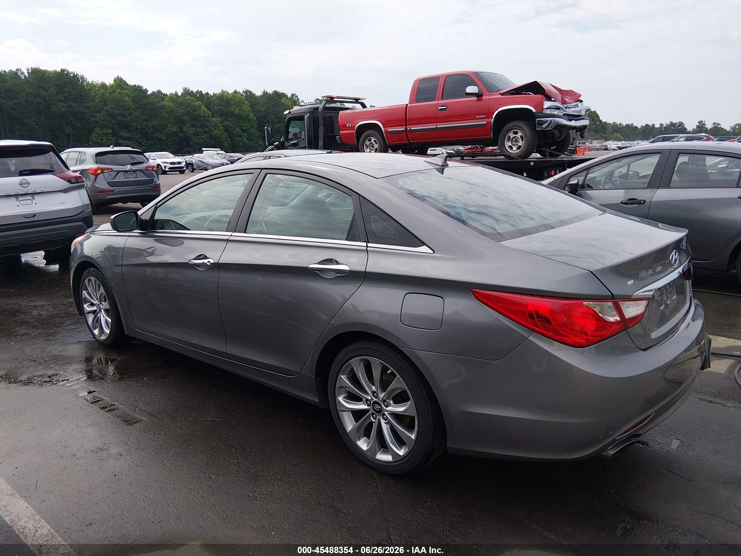 2013 Hyundai Sonata Se Silver vin: 5NPEC4AC8DH505354