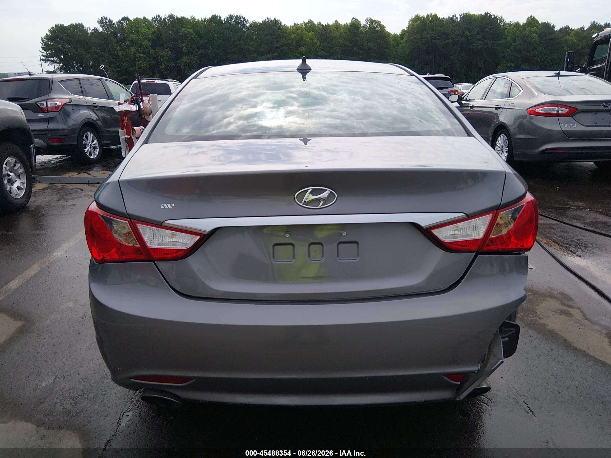 2013 Hyundai Sonata Se Silver vin: 5NPEC4AC8DH505354
