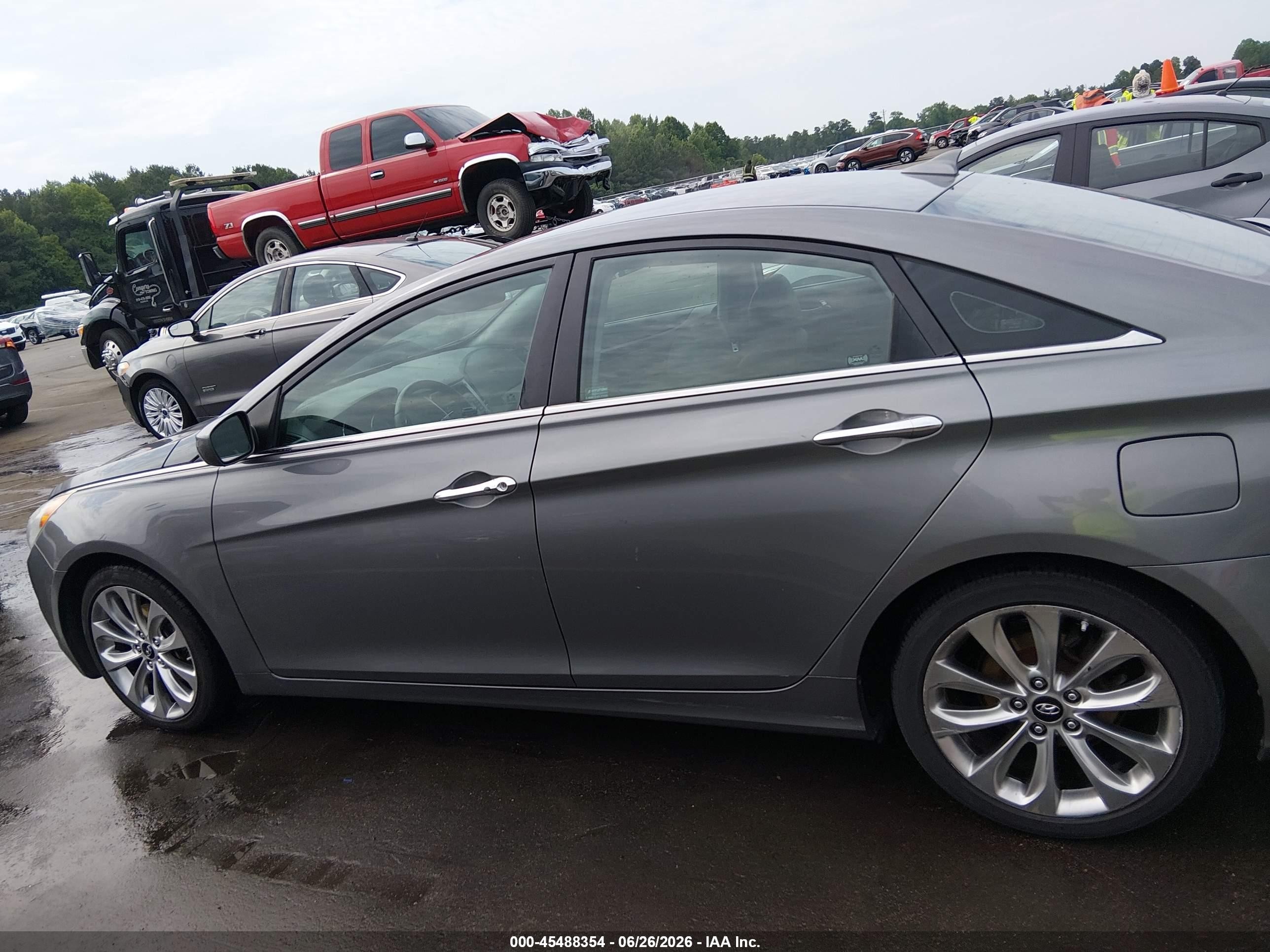 2013 Hyundai Sonata Se Silver vin: 5NPEC4AC8DH505354