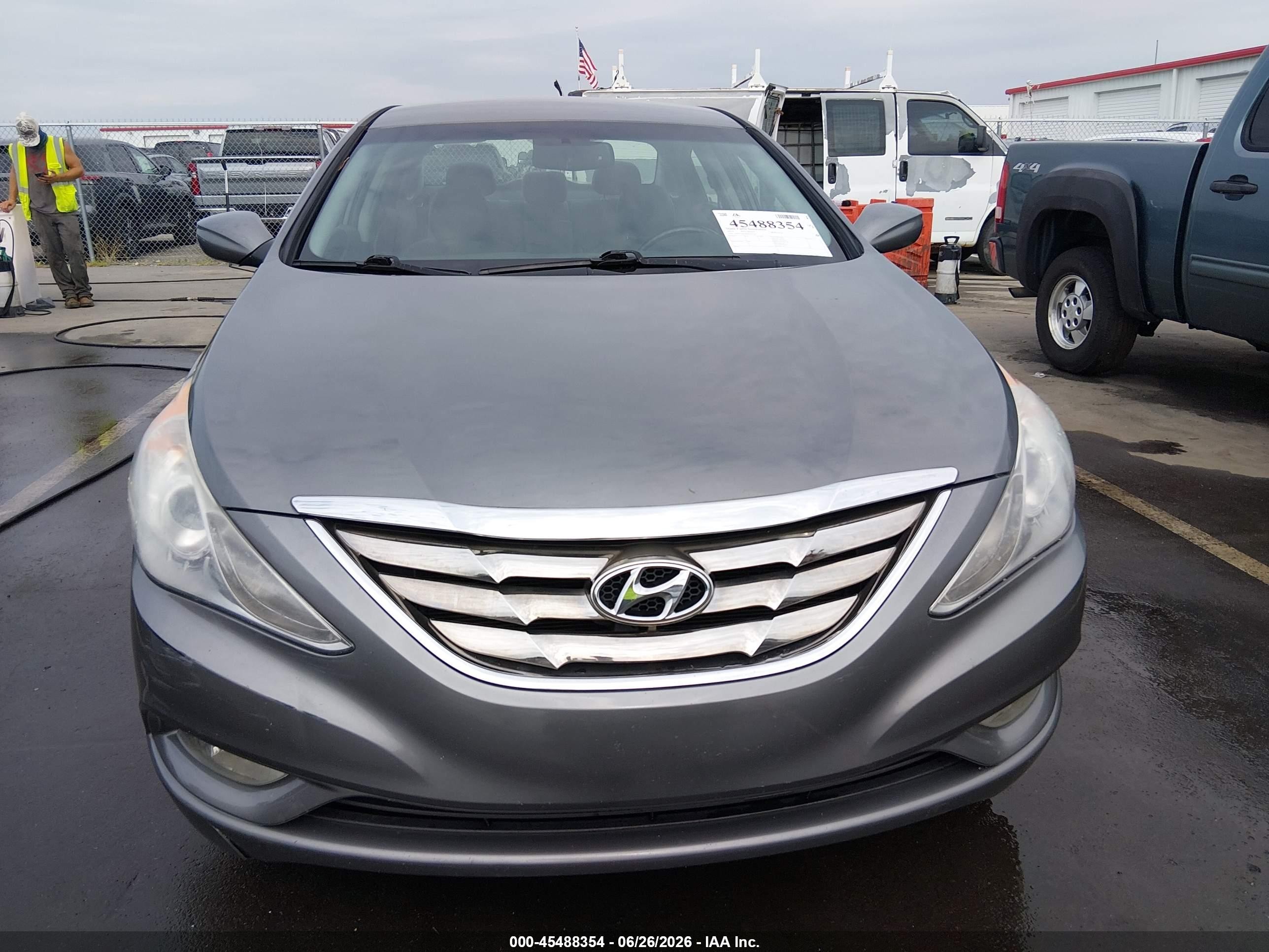 2013 Hyundai Sonata Se Silver vin: 5NPEC4AC8DH505354