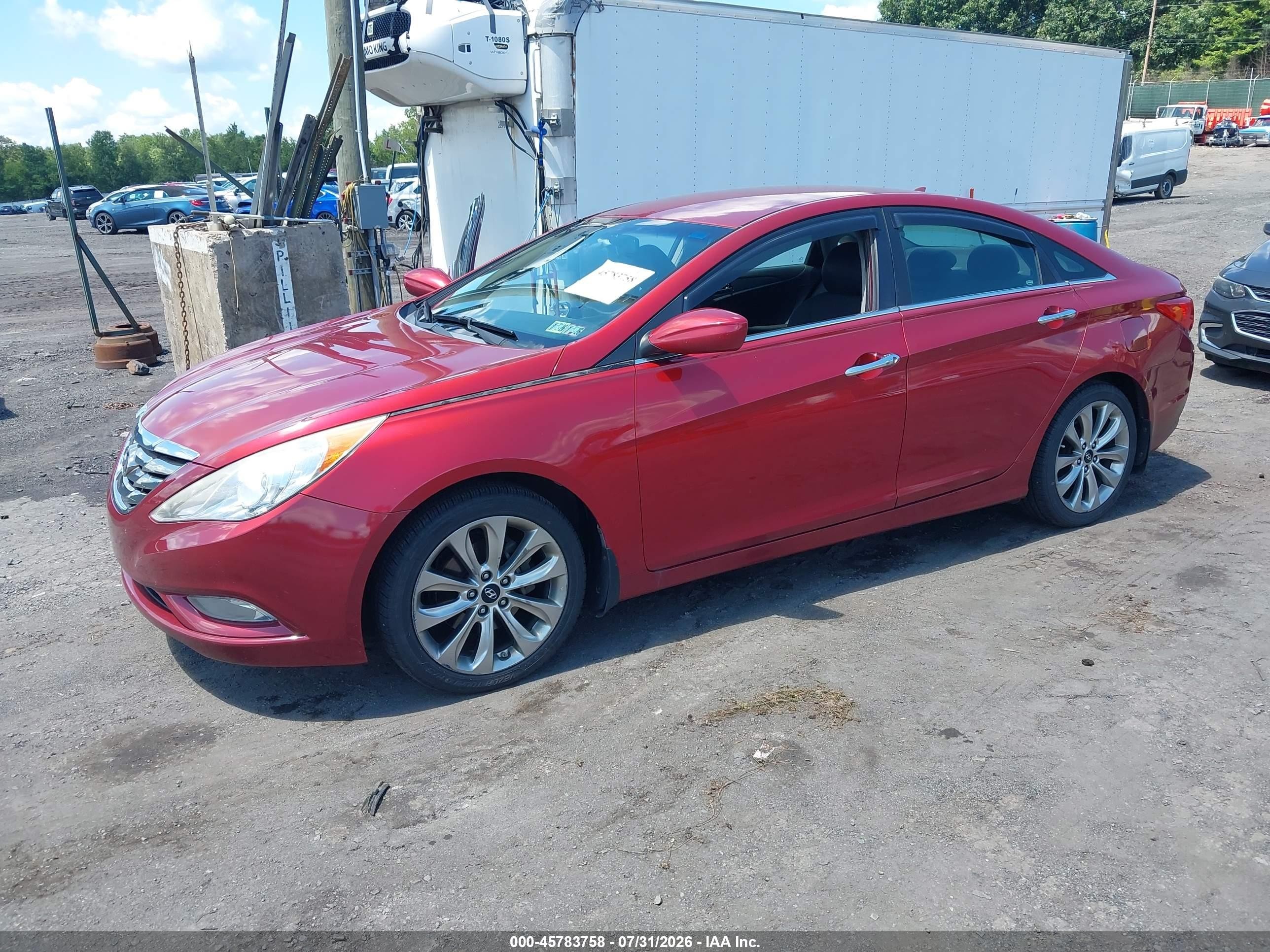 2013 Hyundai Sonata Se Red vin: 5NPEC4AC8DH509095