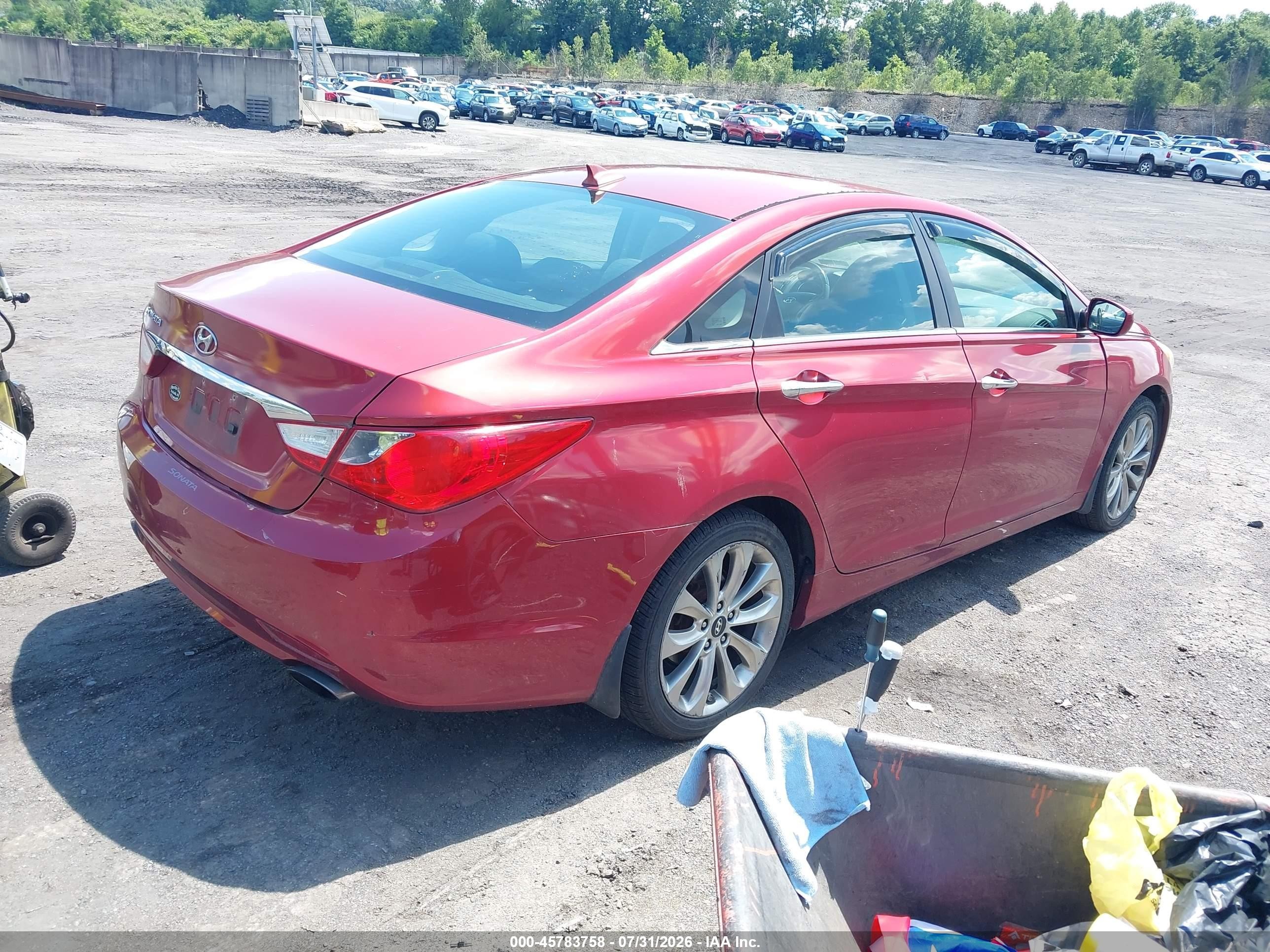2013 Hyundai Sonata Se Red vin: 5NPEC4AC8DH509095