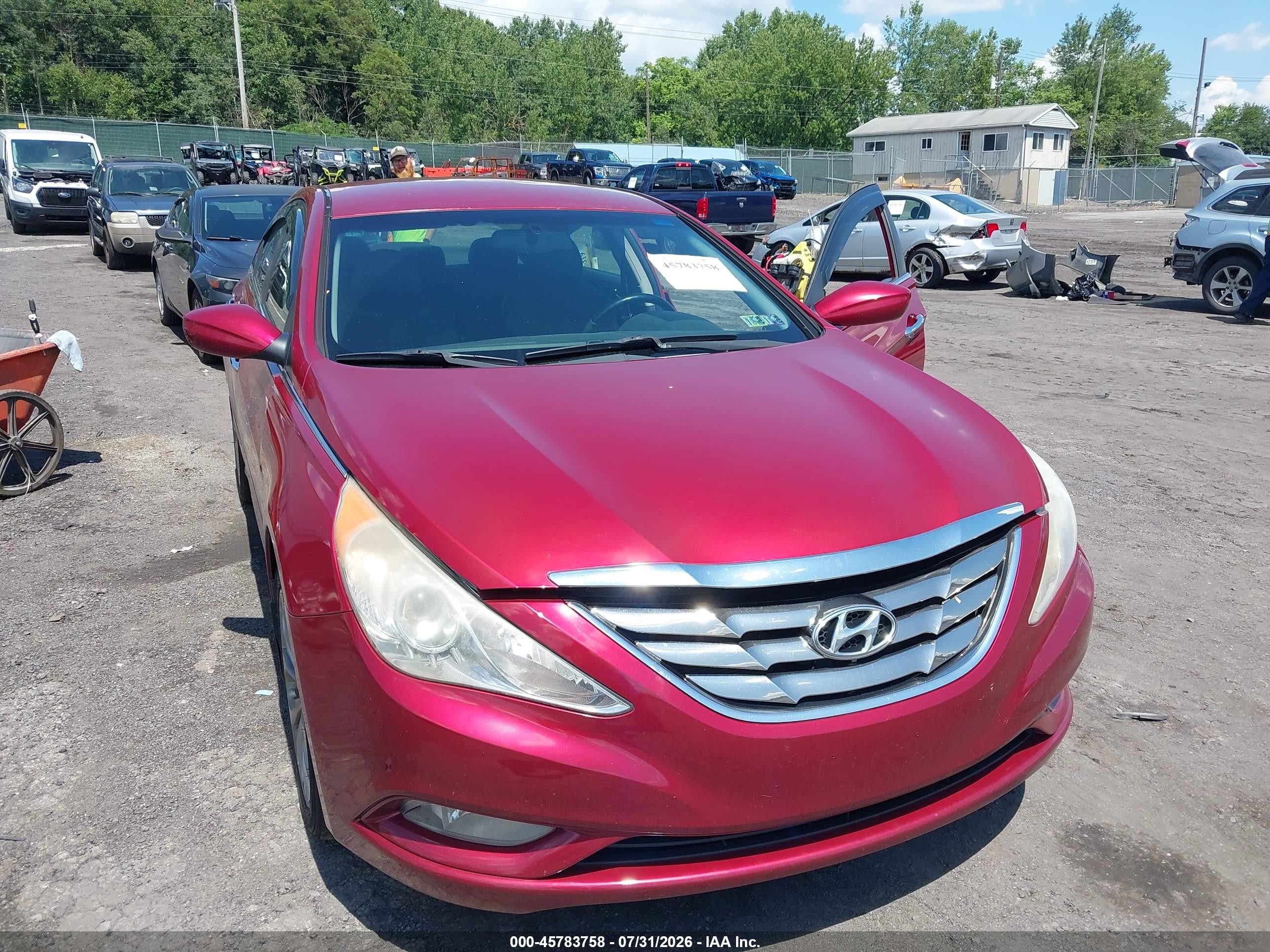 2013 Hyundai Sonata Se Red vin: 5NPEC4AC8DH509095