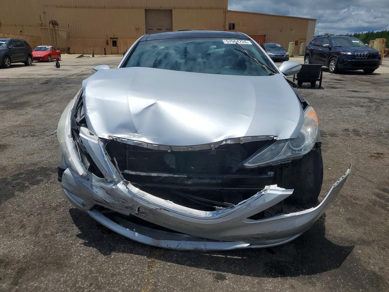 2013 Hyundai Sonata Limited Silver vin: 5NPEC4AC8DH550486