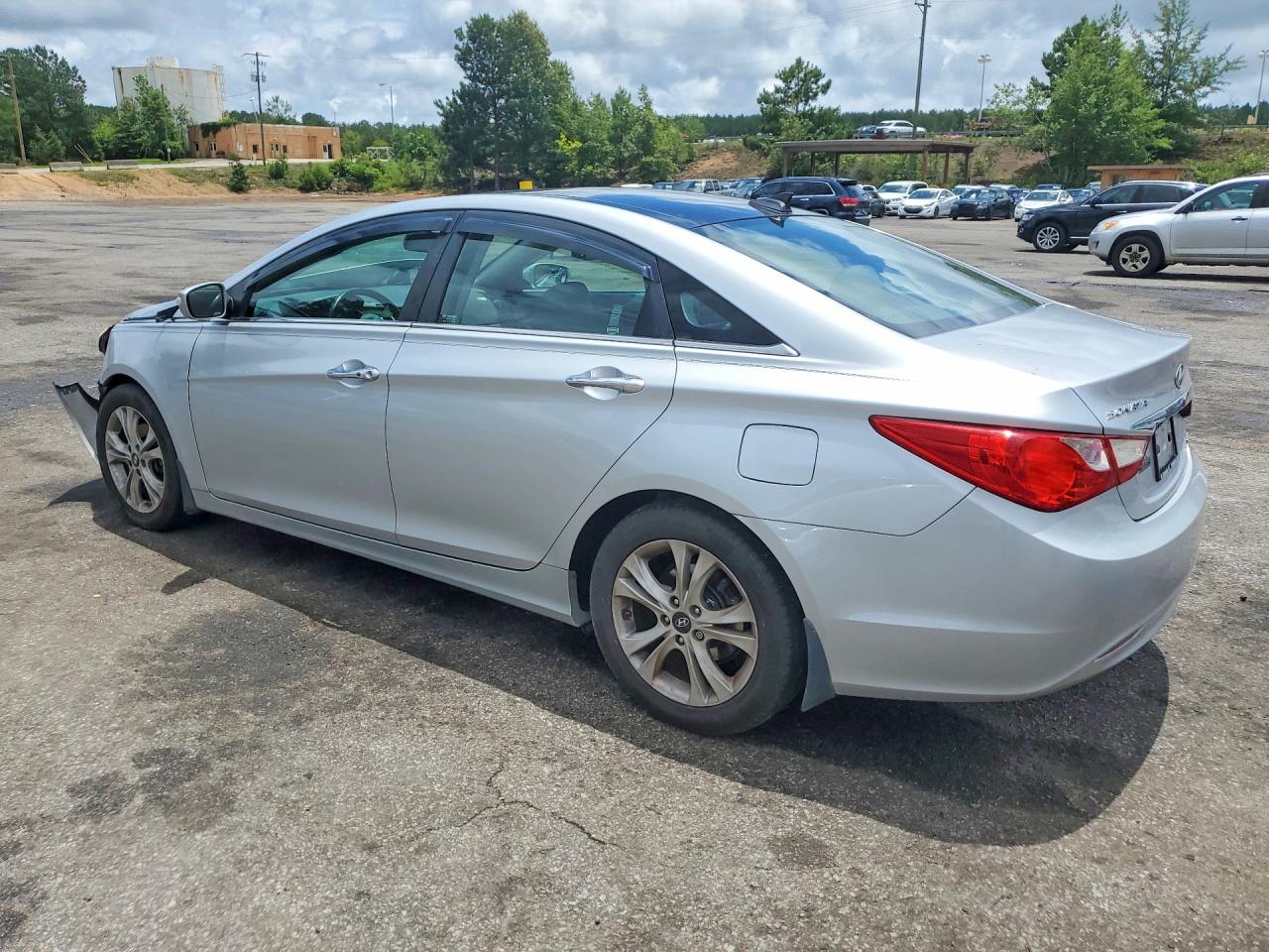 2013 Hyundai Sonata Limited Silver vin: 5NPEC4AC8DH550486