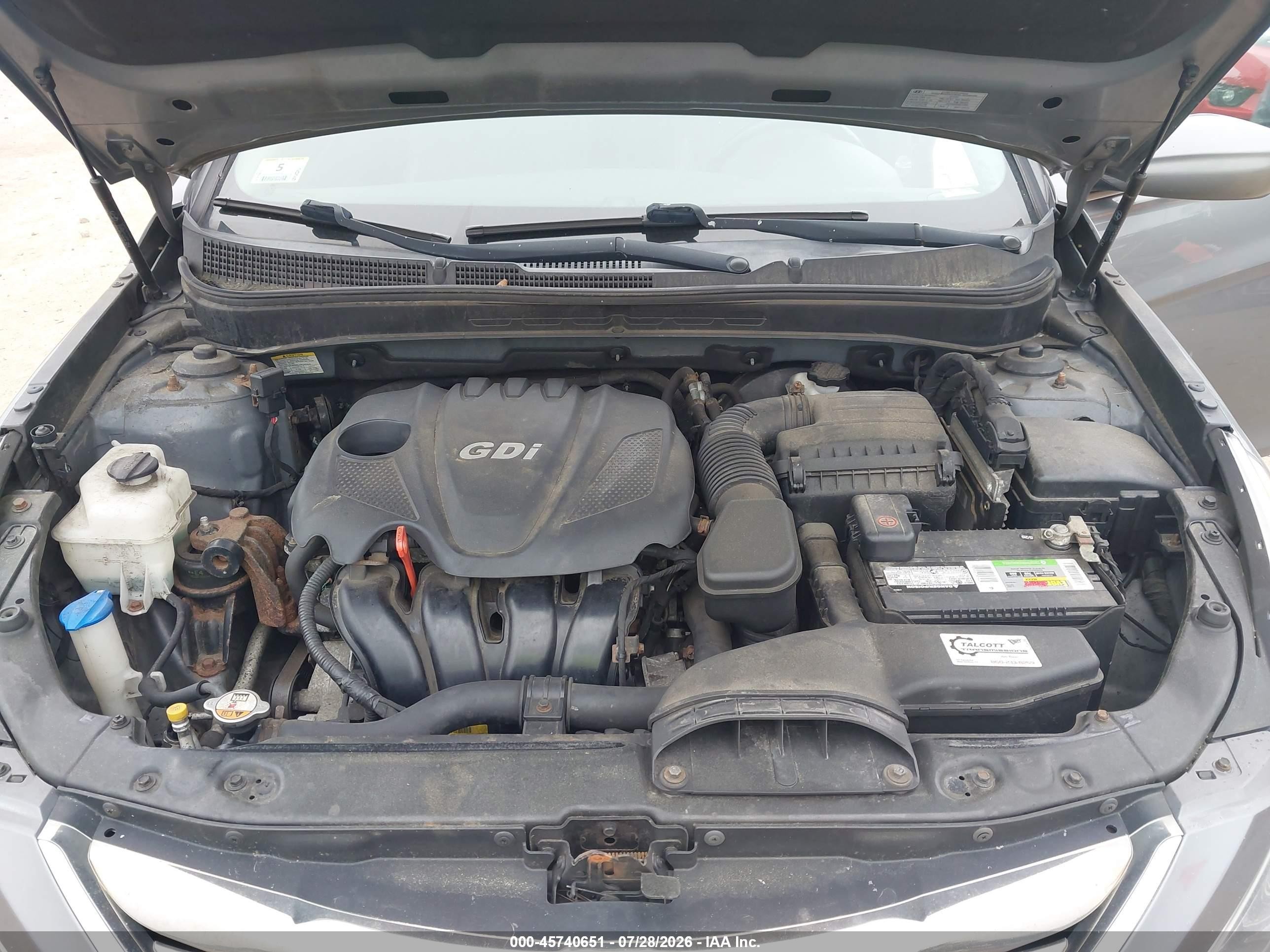 2013 Hyundai Sonata Se Gray vin: 5NPEC4AC8DH558247