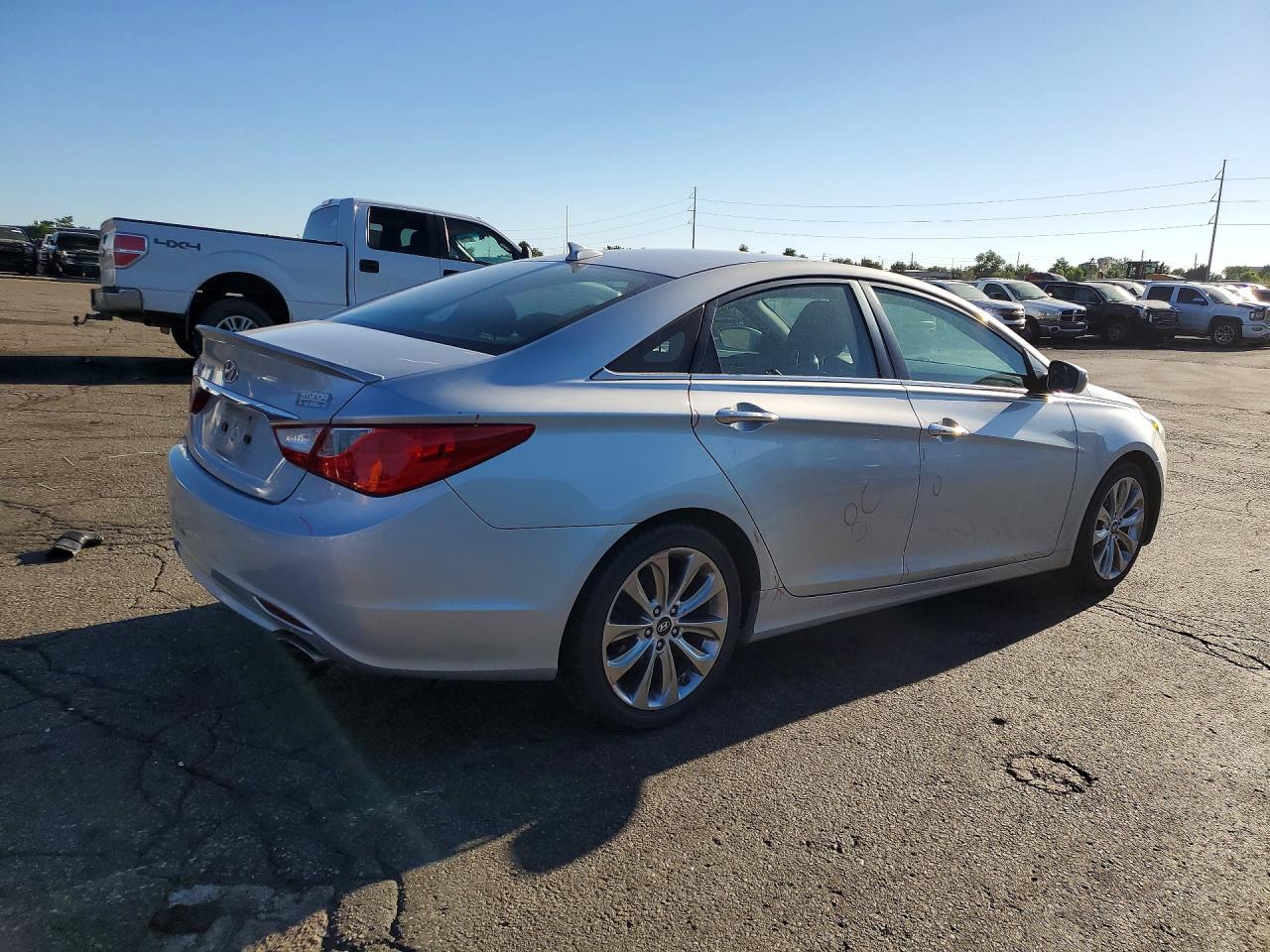 2013 Hyundai Sonata Se Silver vin: 5NPEC4AC8DH590020
