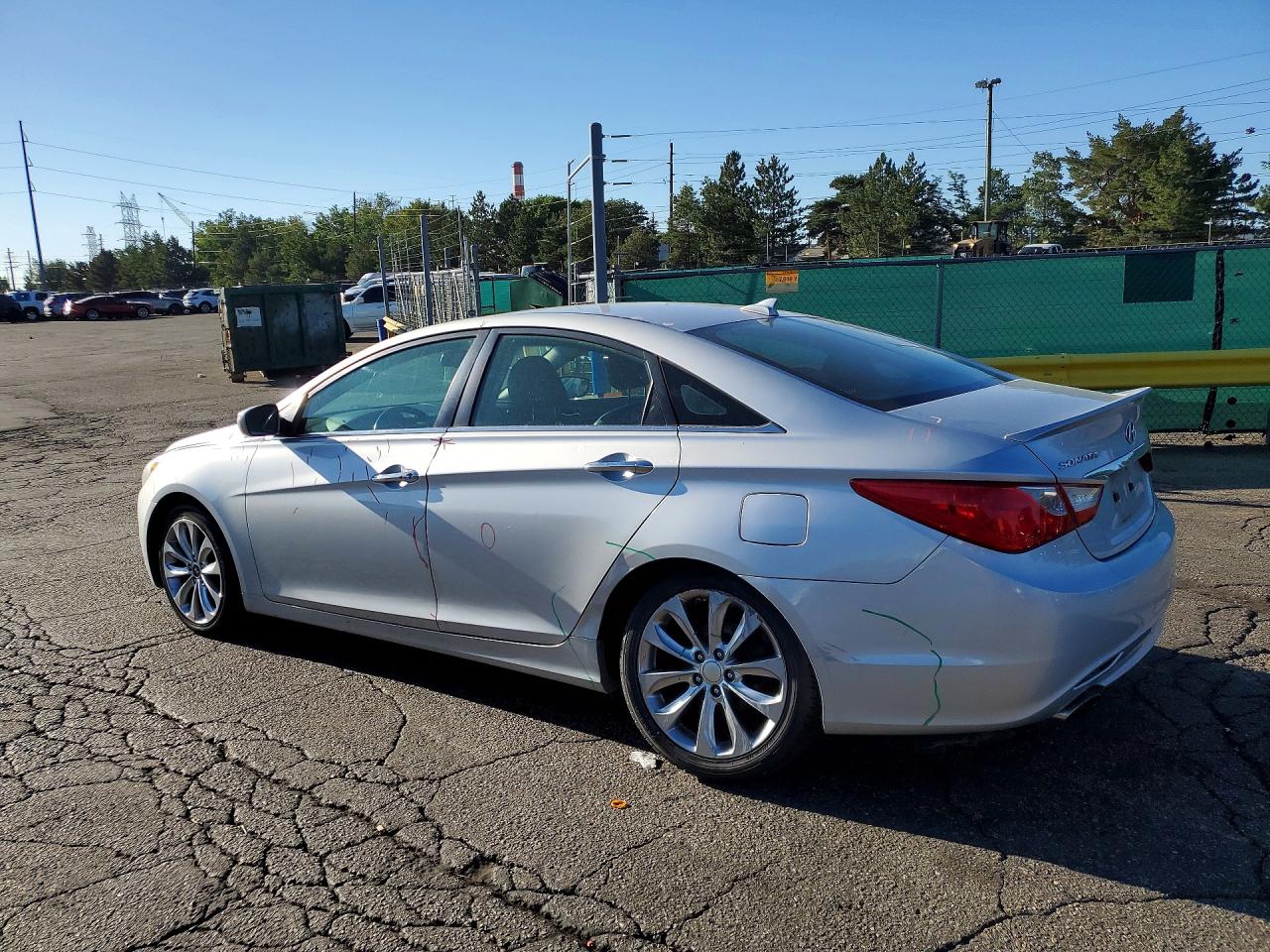 2013 Hyundai Sonata Se Silver vin: 5NPEC4AC8DH590020