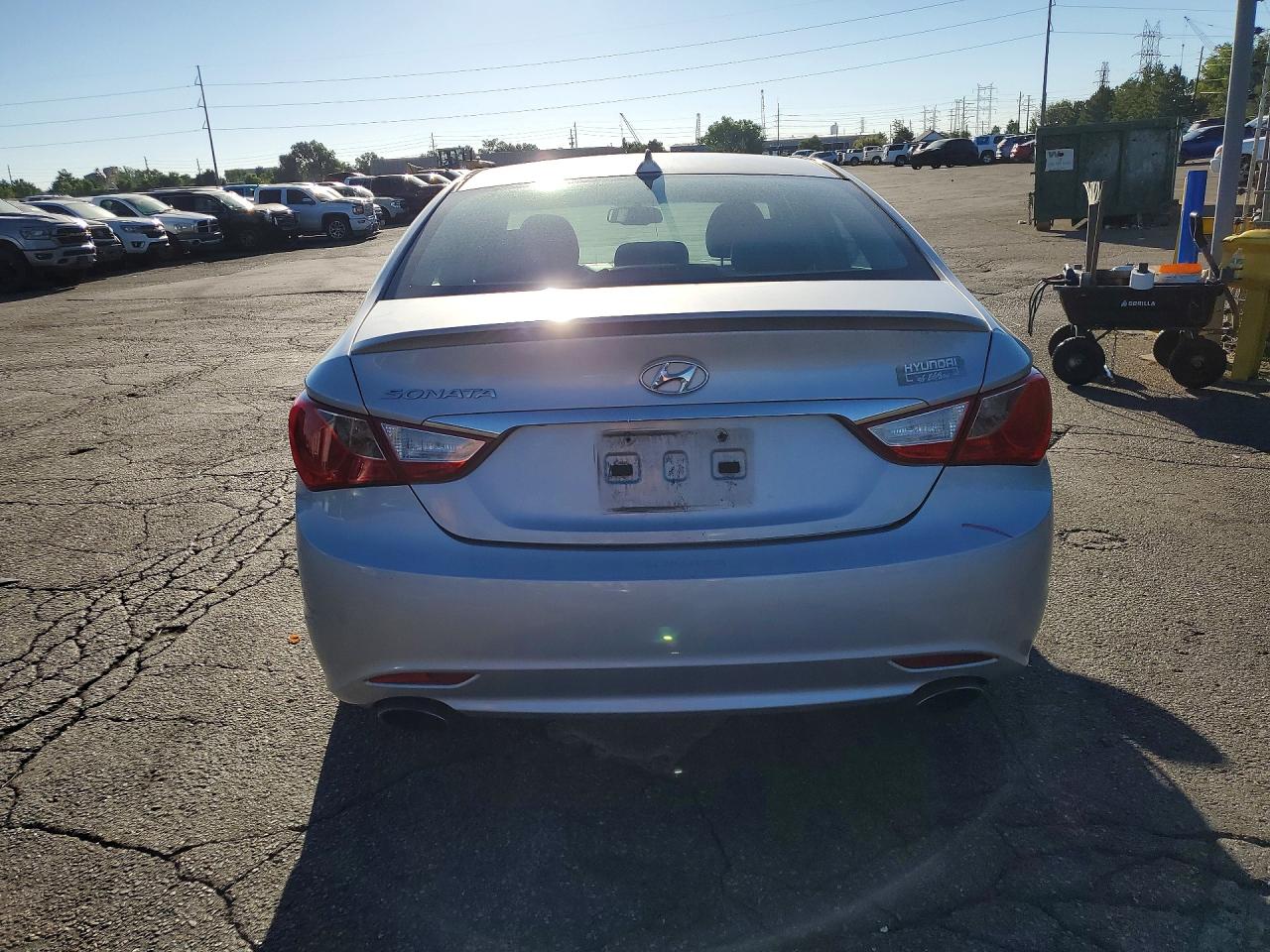 2013 Hyundai Sonata Se Silver vin: 5NPEC4AC8DH590020